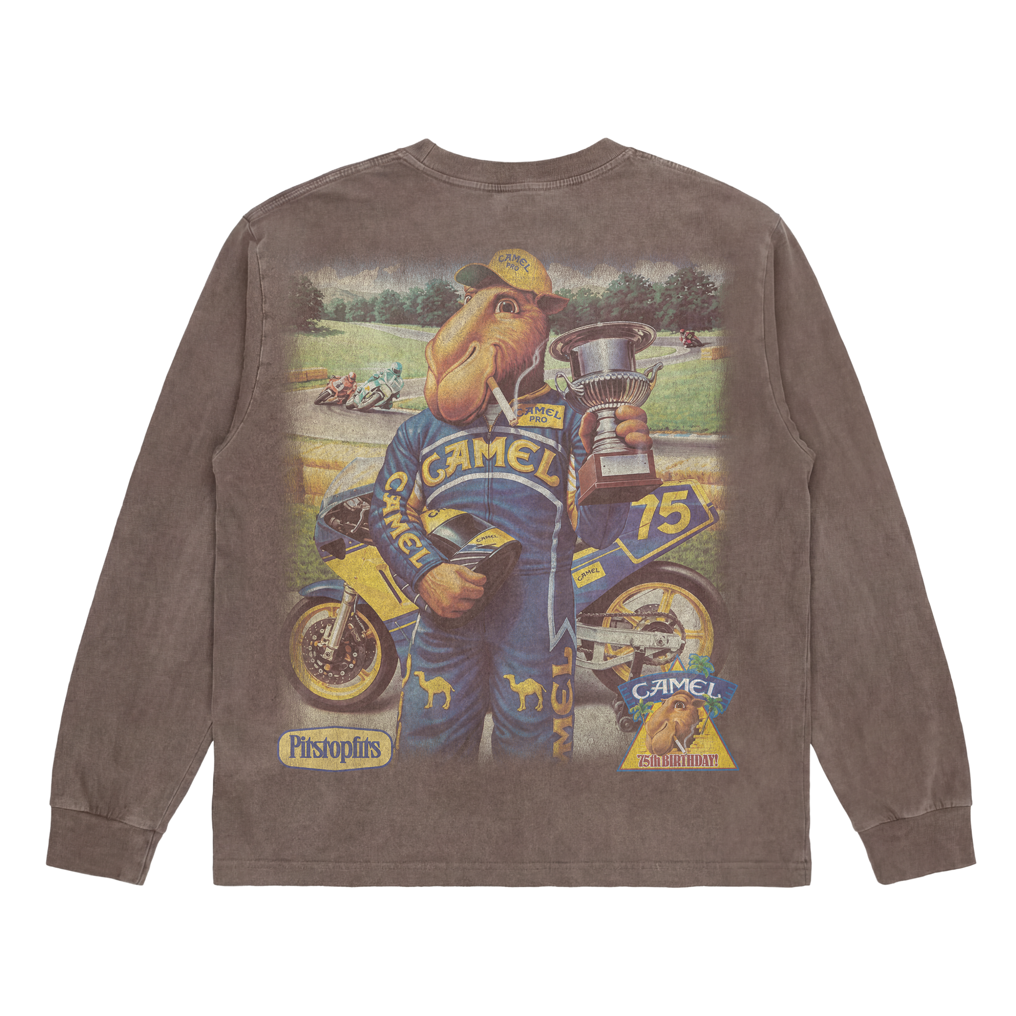 Vintage Washed Racing v3 Long Sleeve
