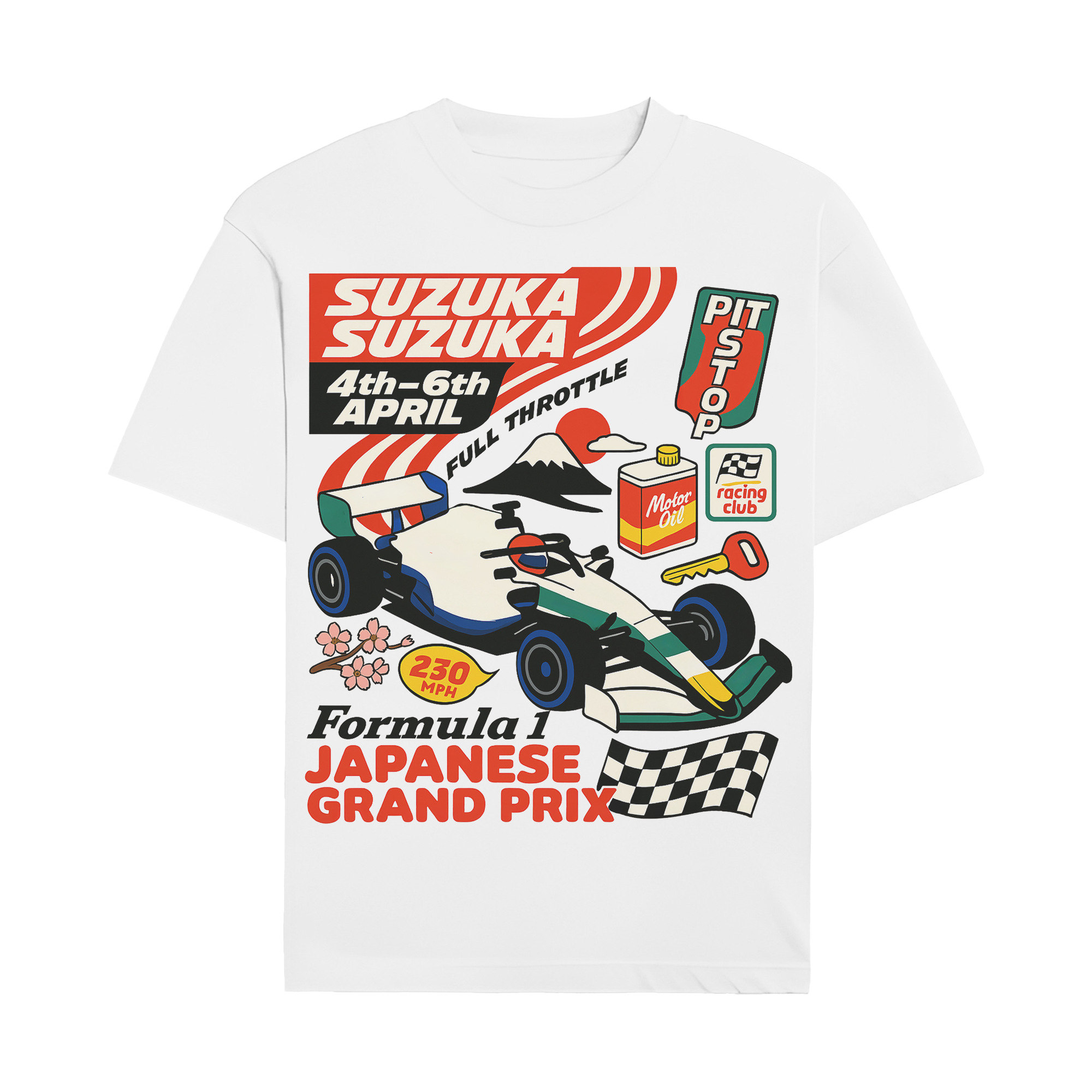 Retro Suzuka Grand Prix T-shirt