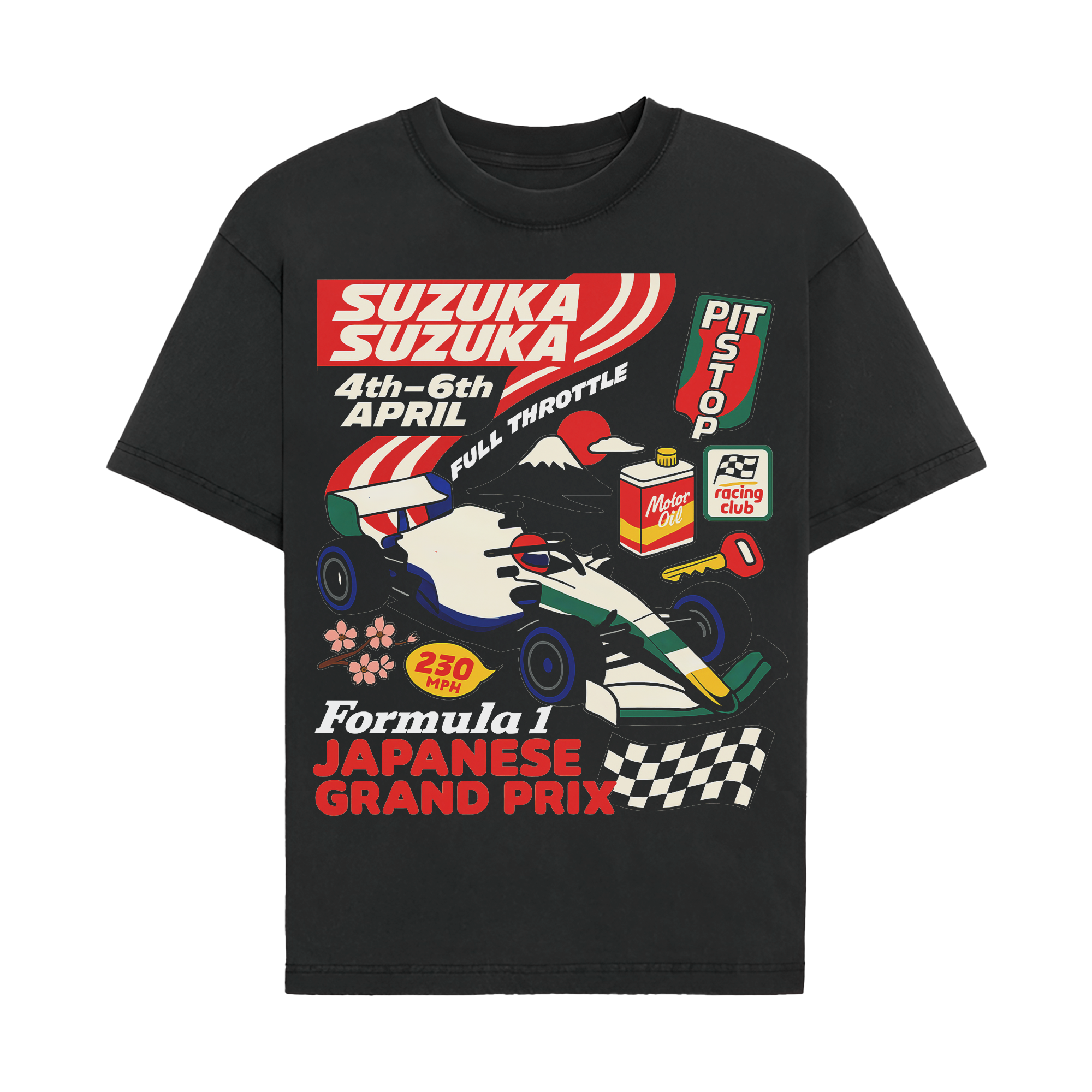Retro Suzuka Grand Prix T-shirt