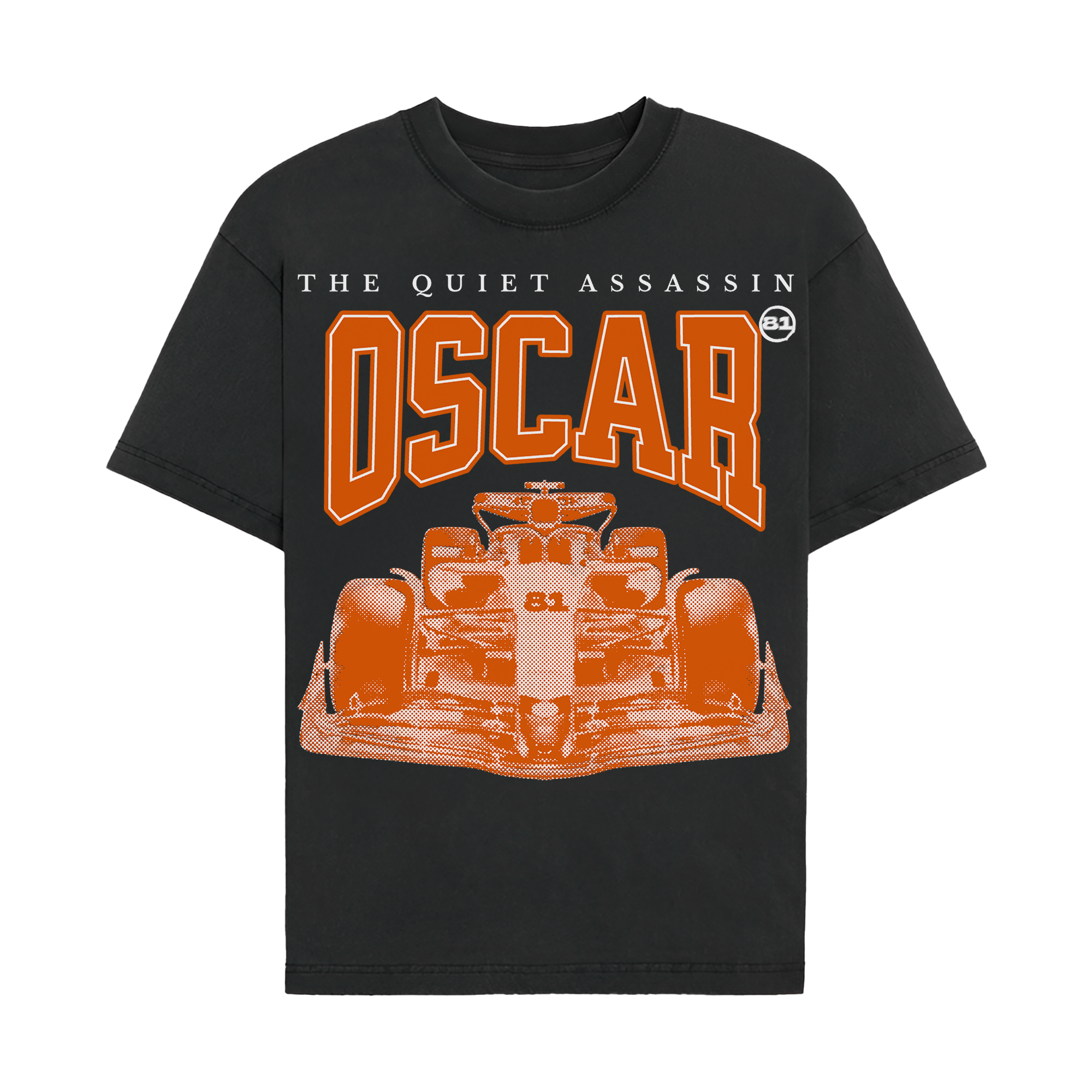 Oscar Papaya Retro Graphic T-shirt