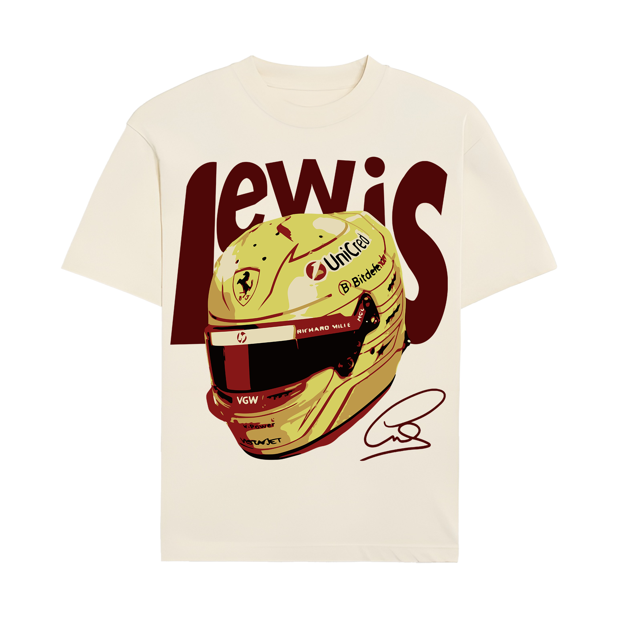 Hamilton Helmet Graphic T-shirt