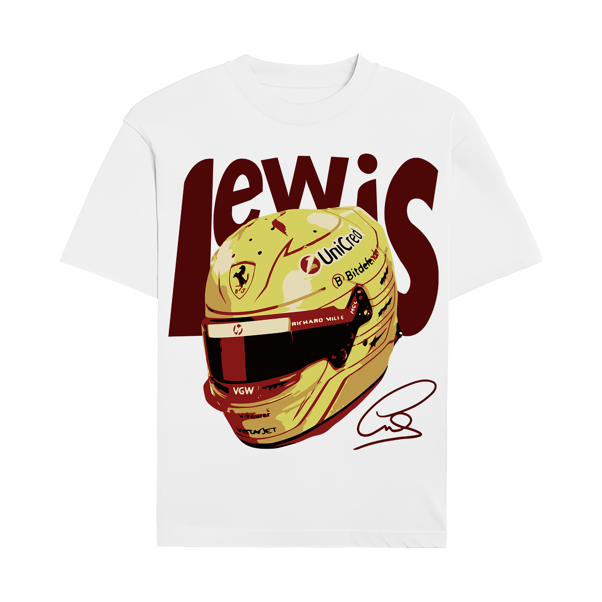 Hamilton Helmet Graphic T-shirt