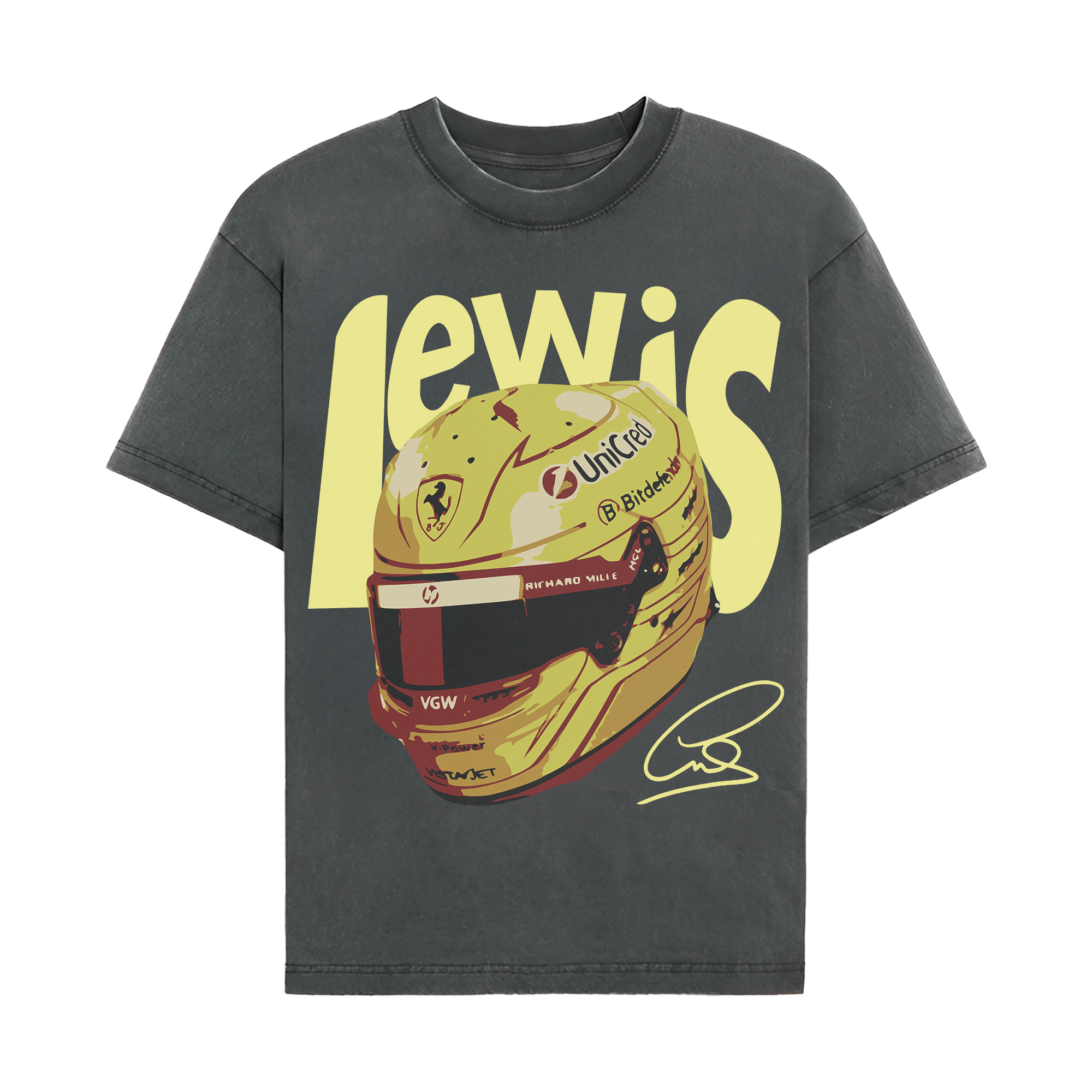 Hamilton Helmet Graphic T-shirt
