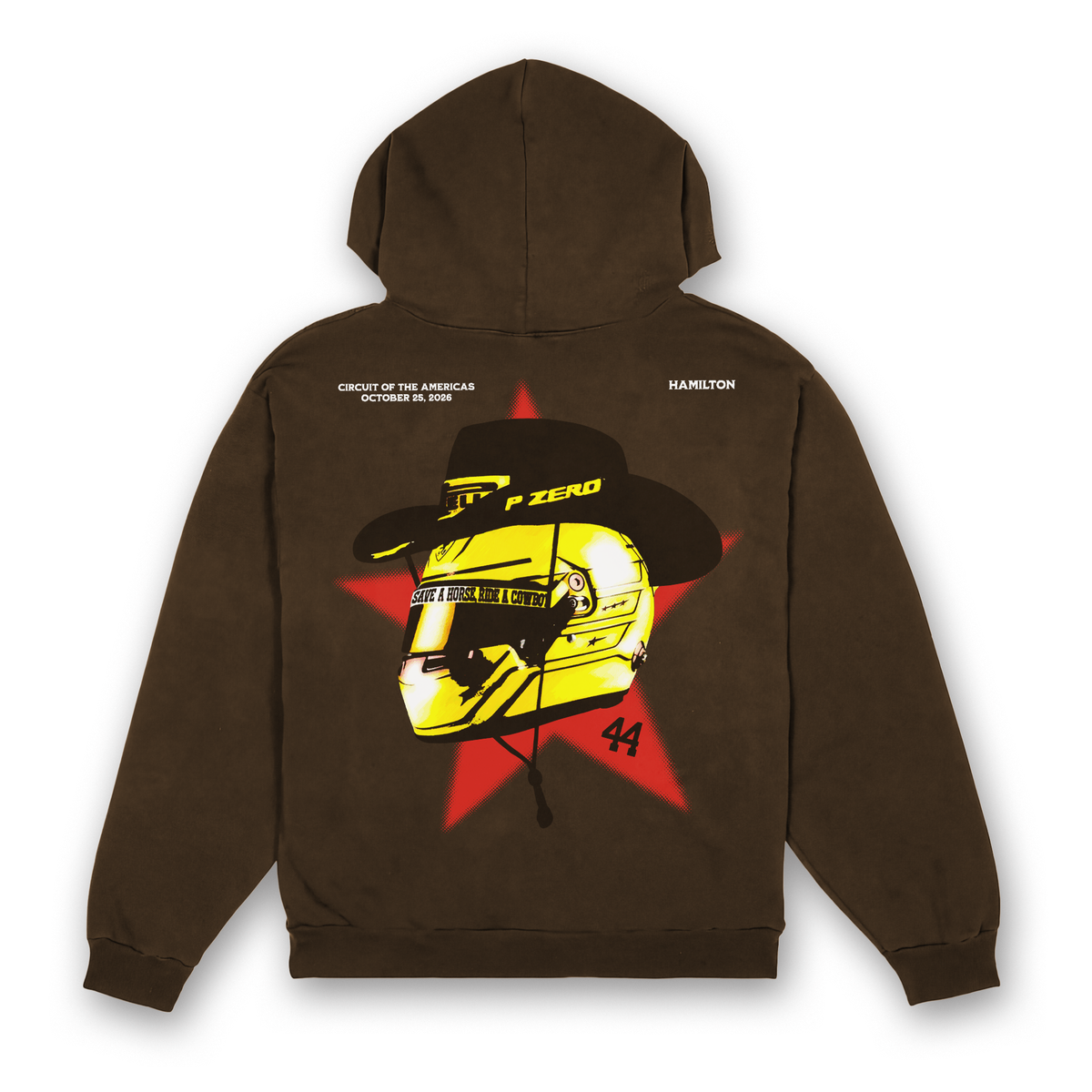 Hamilton Cowboy Helmet Hoodie
