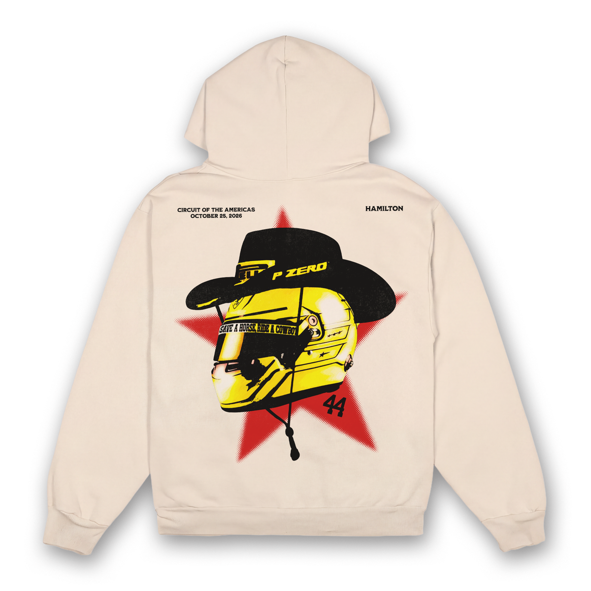 Hamilton Cowboy Helmet Hoodie