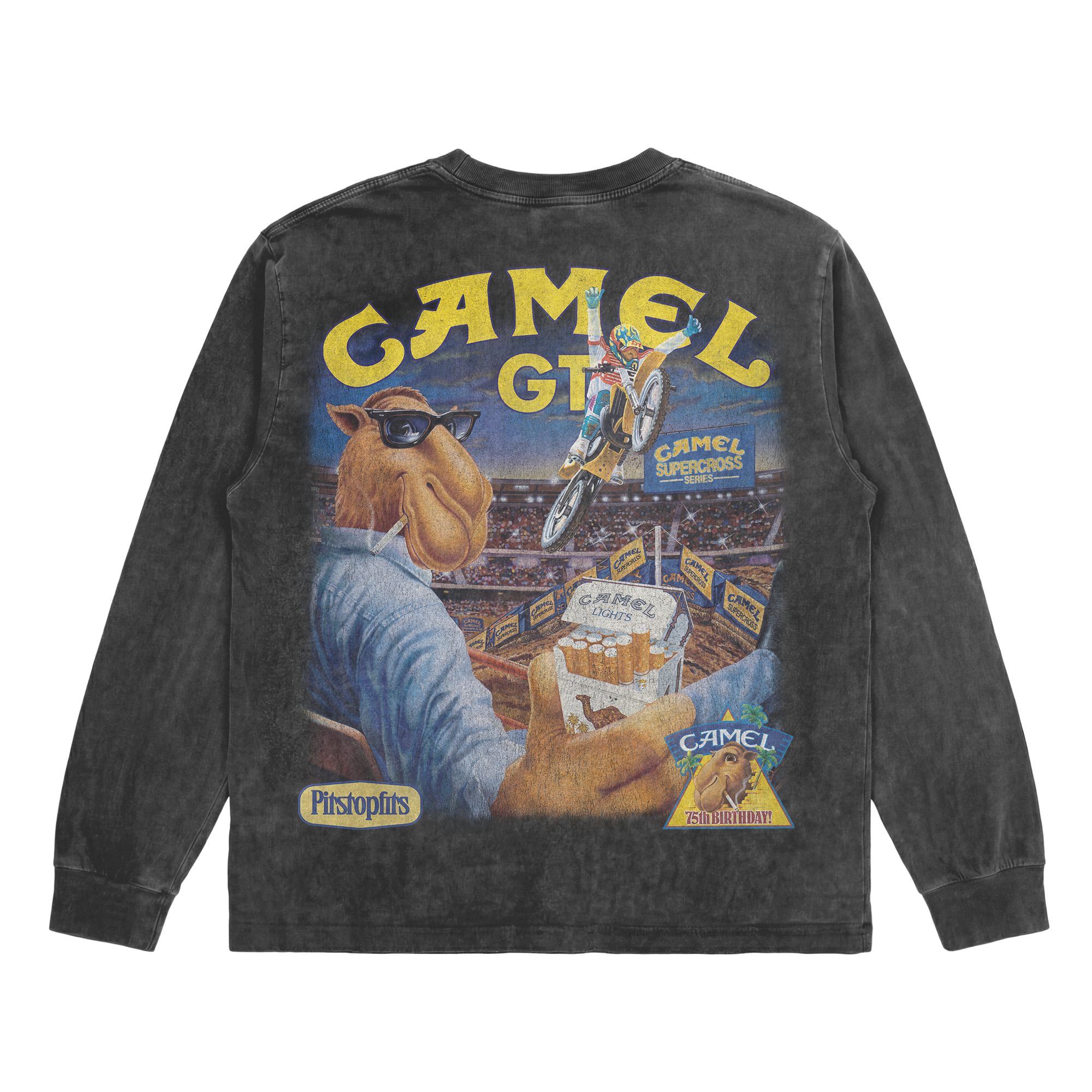 Vintage Washed Racing v2 Long Sleeve