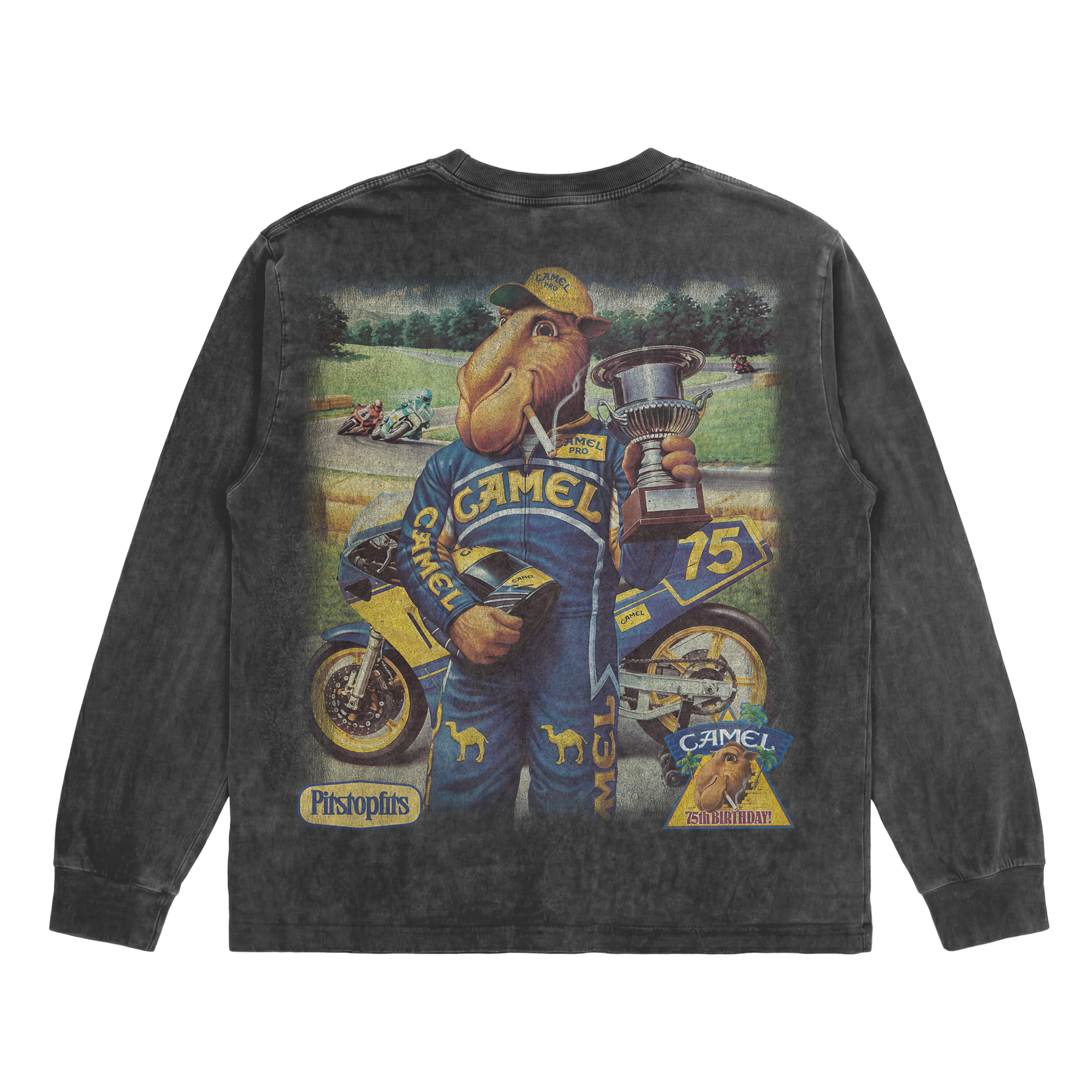 Vintage Washed Racing v3 Long Sleeve