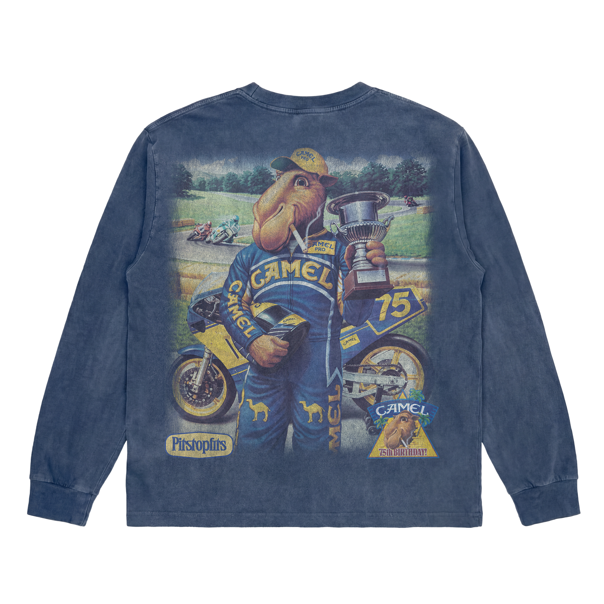 Vintage Washed Racing v3 Long Sleeve