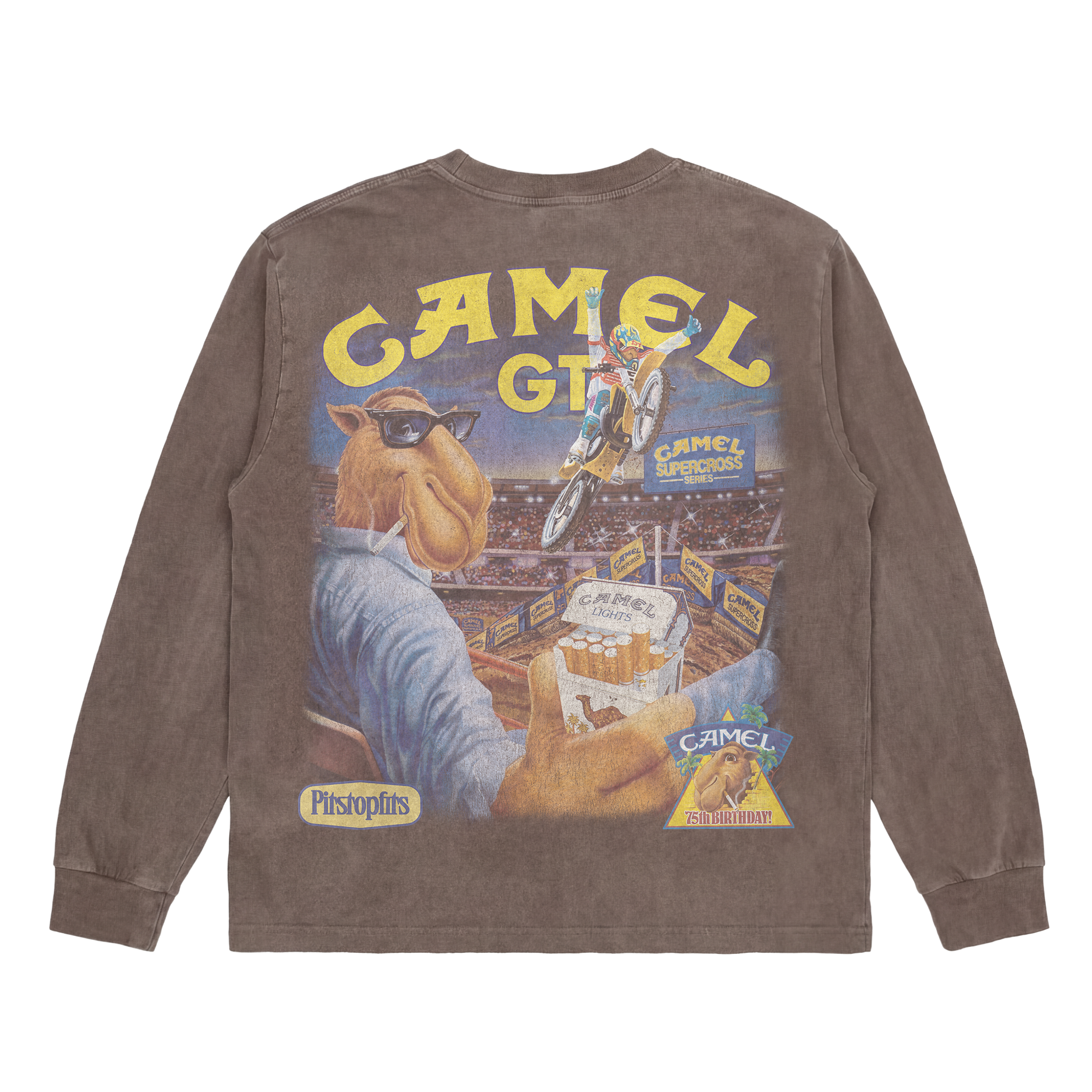 Vintage Washed Racing v2 Long Sleeve