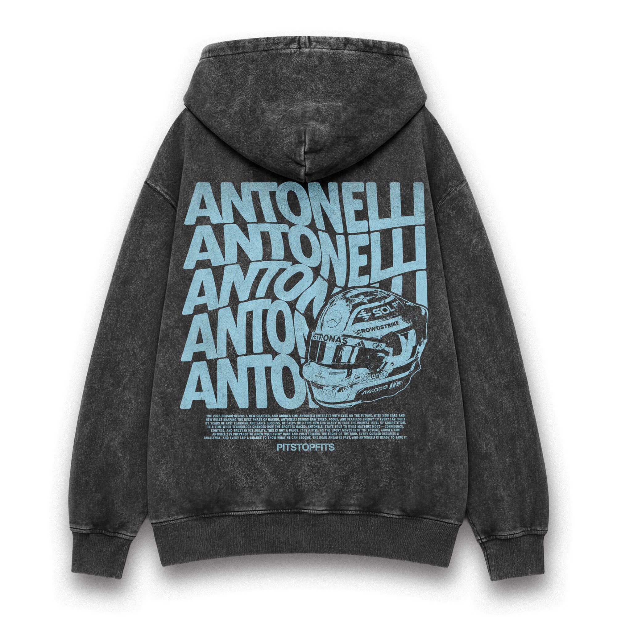 Antonelli Driver Helmet Washed Hoodie