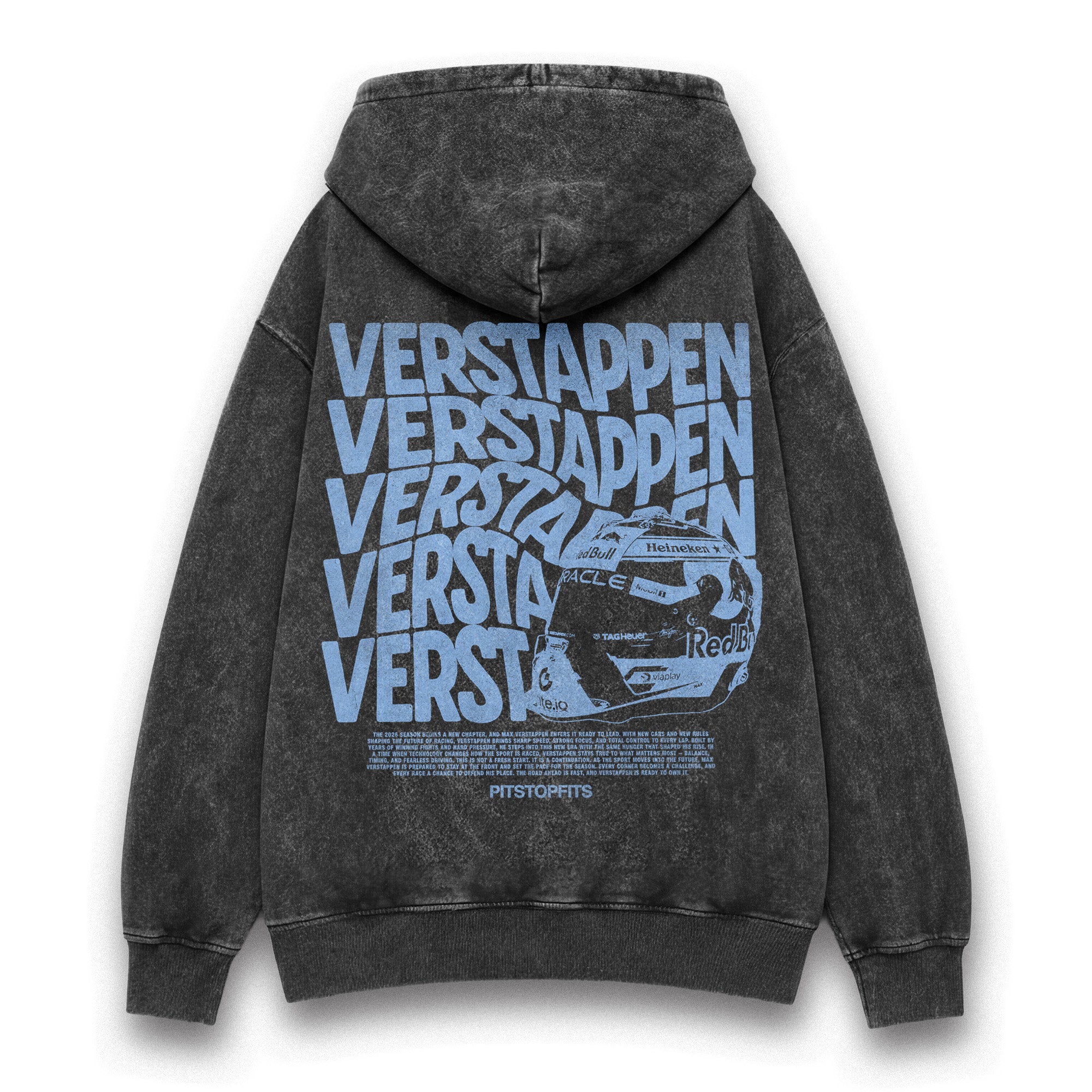 Verstappen Driver Helmet Washed Hoodie