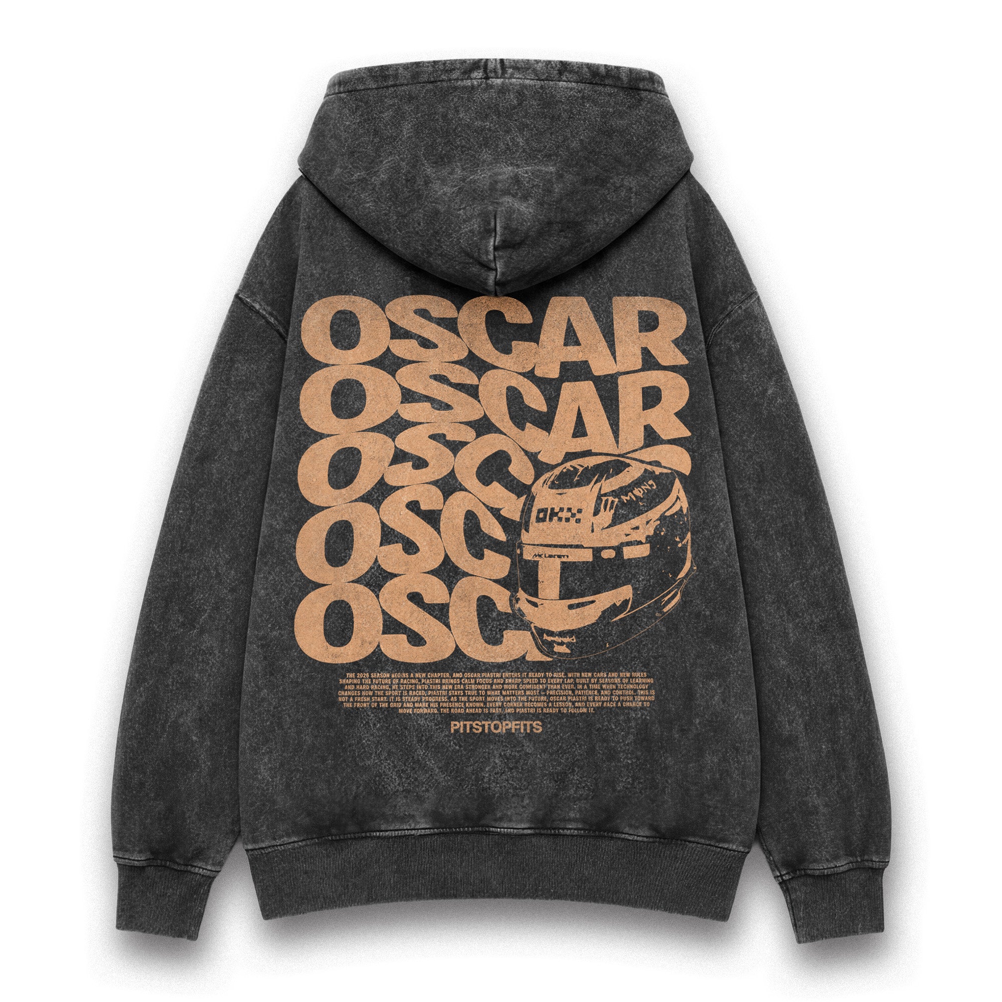 Oscar Driver Helmet Washed Hoodie