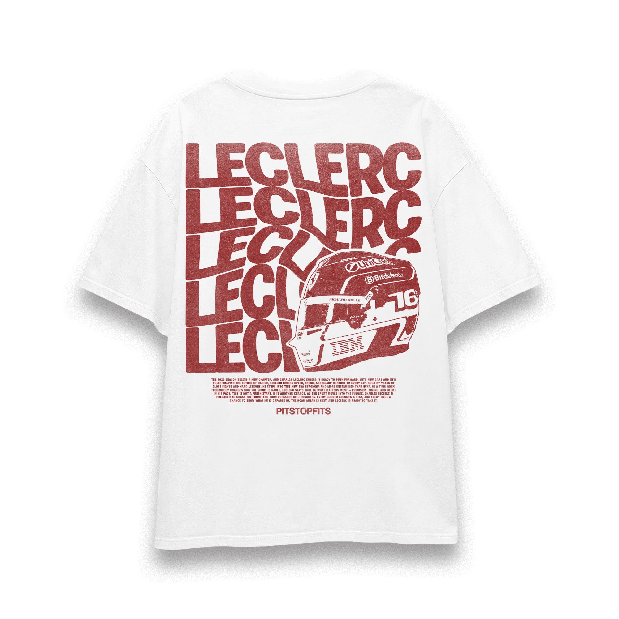 Leclerc Driver Helmet Tee