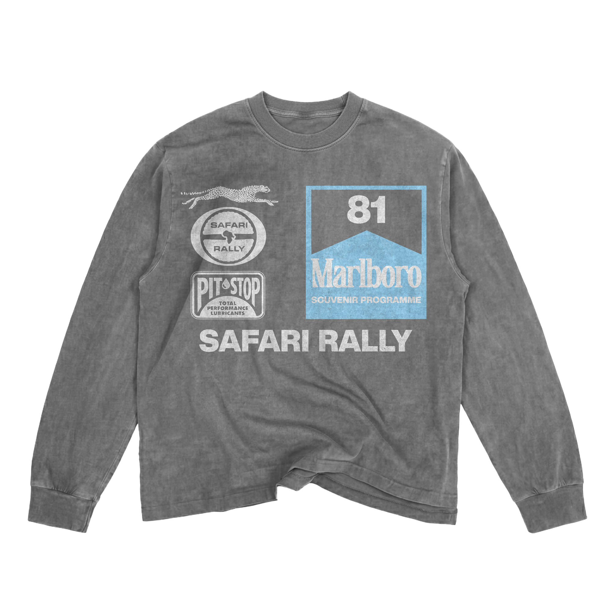 Vintage Washed Safari Rally v4 Long Sleeve