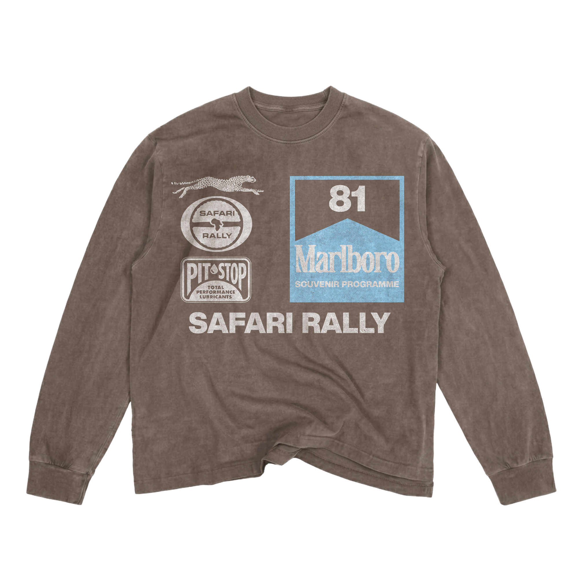 Vintage Washed Safari Rally v4 Long Sleeve