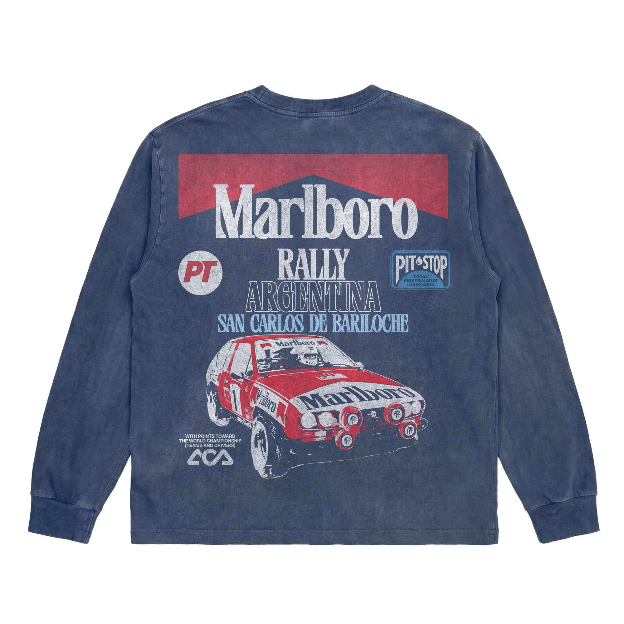 Vintage Washed Rally Argentina Long Sleeve