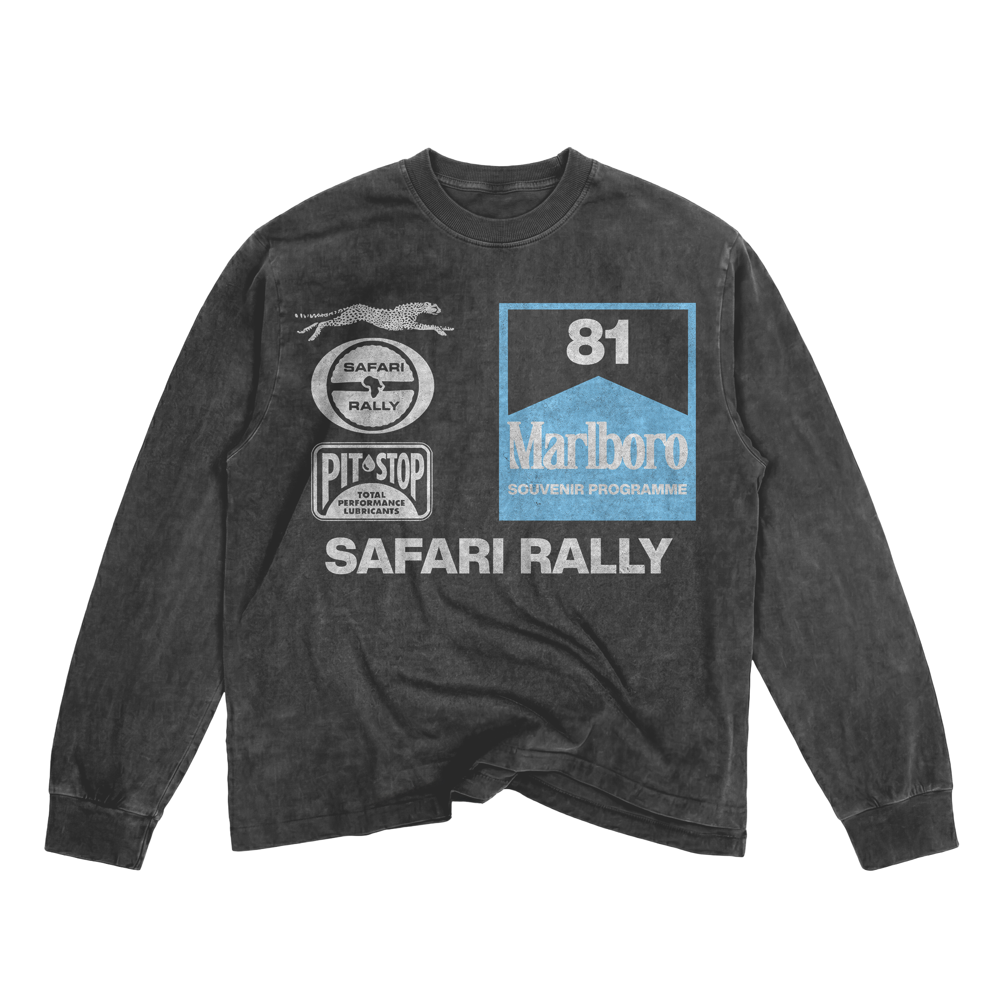Vintage Washed Safari Rally v4 Long Sleeve