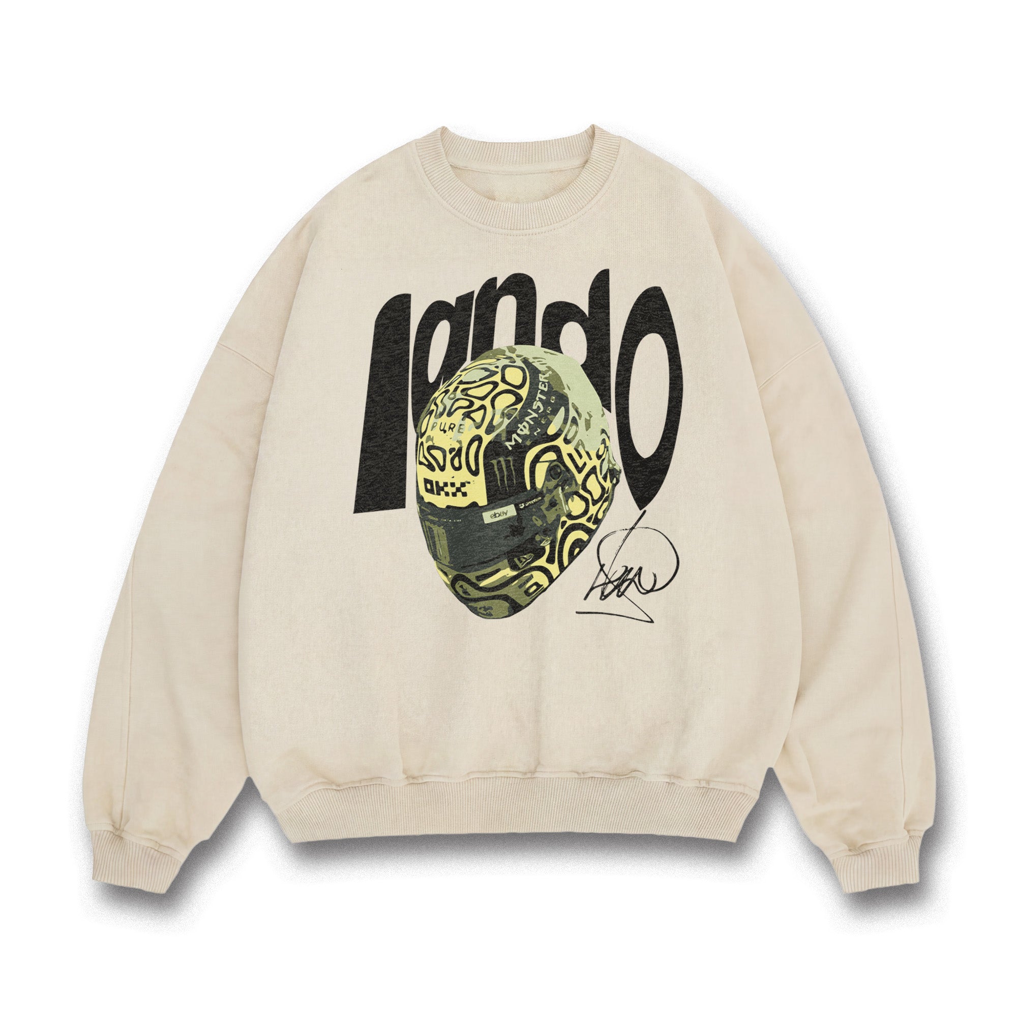 Lando Helmet Crewneck