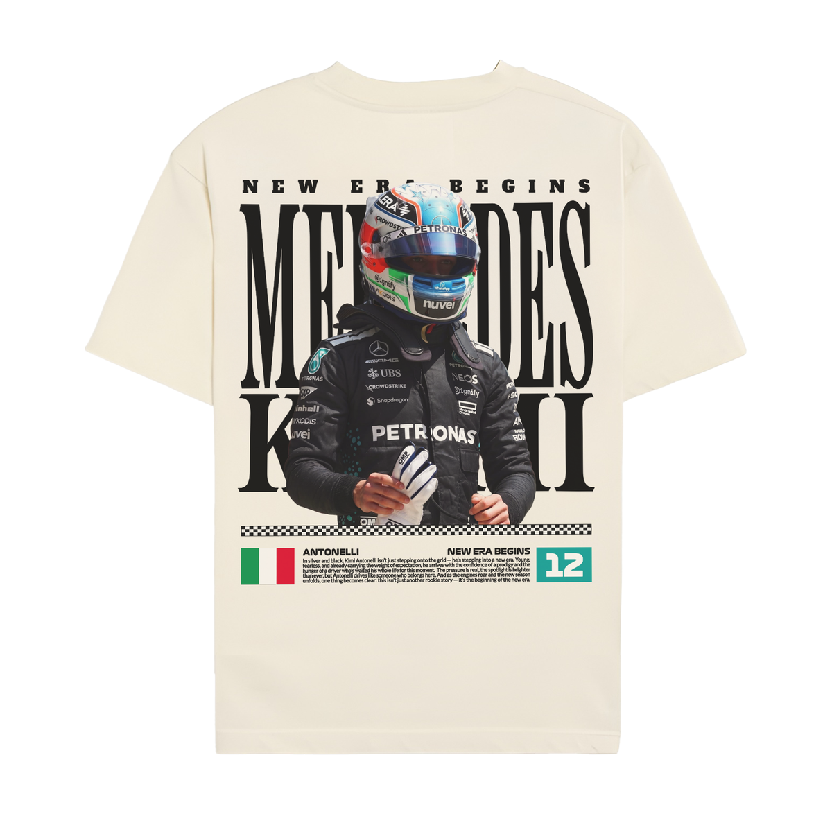 Antonelli Legacy Graphic Tee - Off-White back