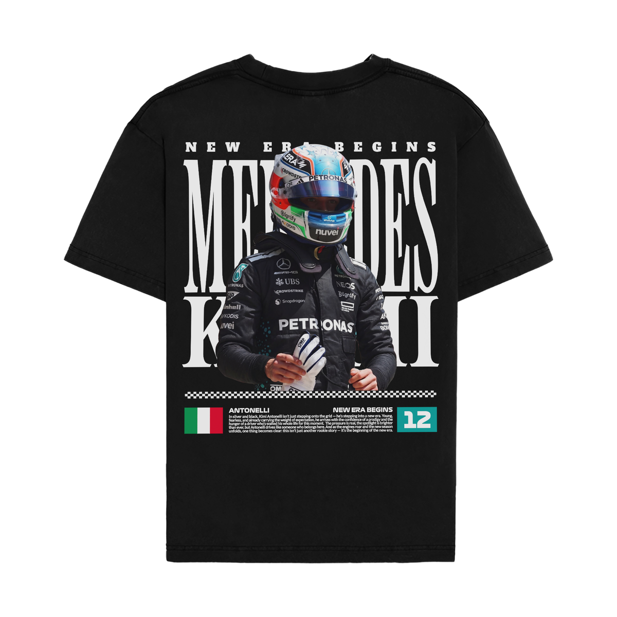 Antonelli Legacy Graphic Tee - Black back