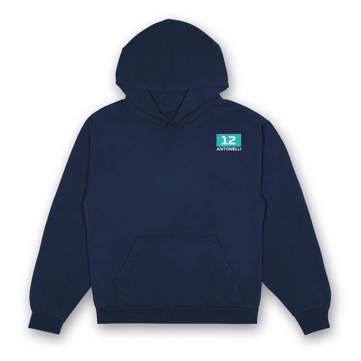 Antonelli Split Helmet Hoodie - Navy front