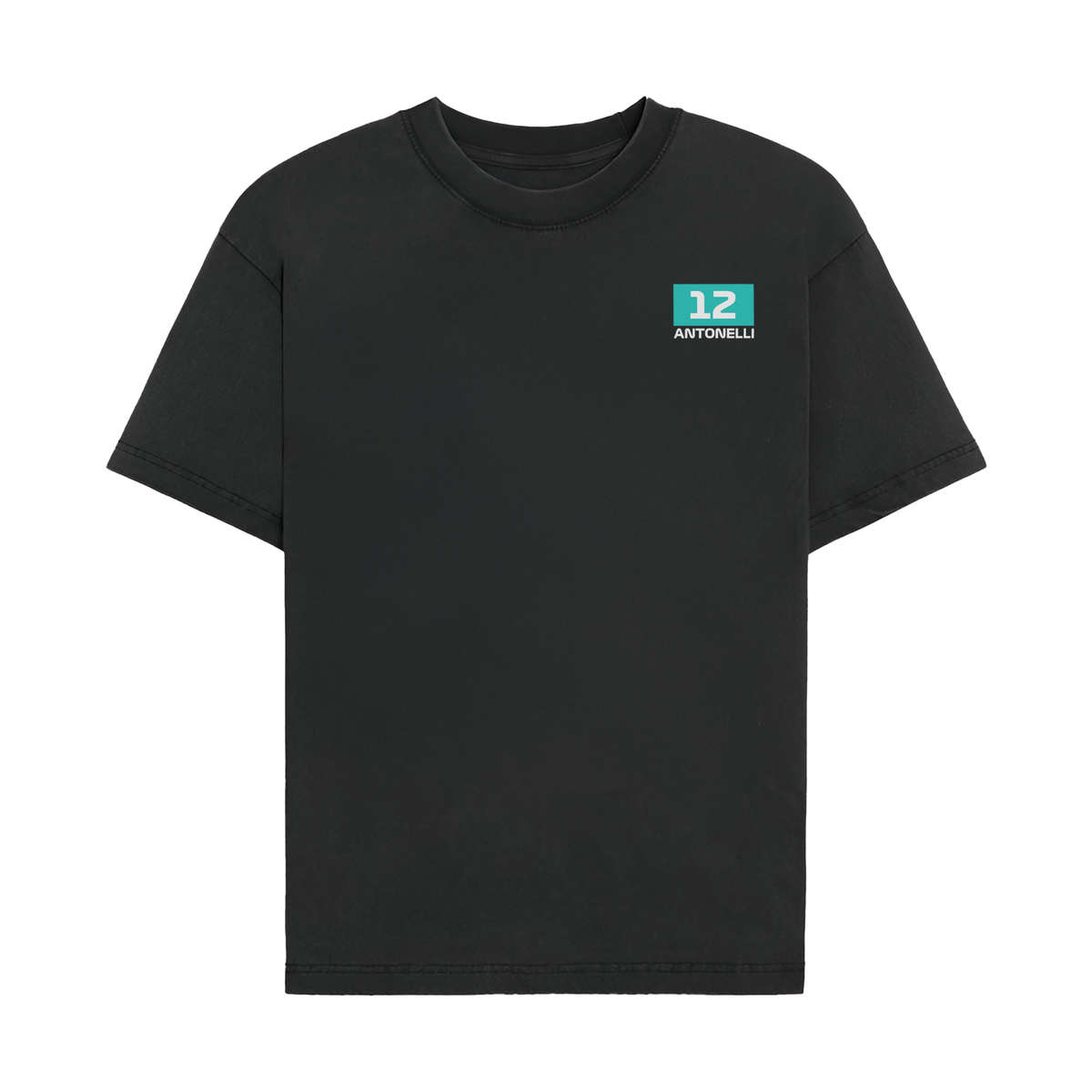 Antonelli Split Helmet Tee - Black front