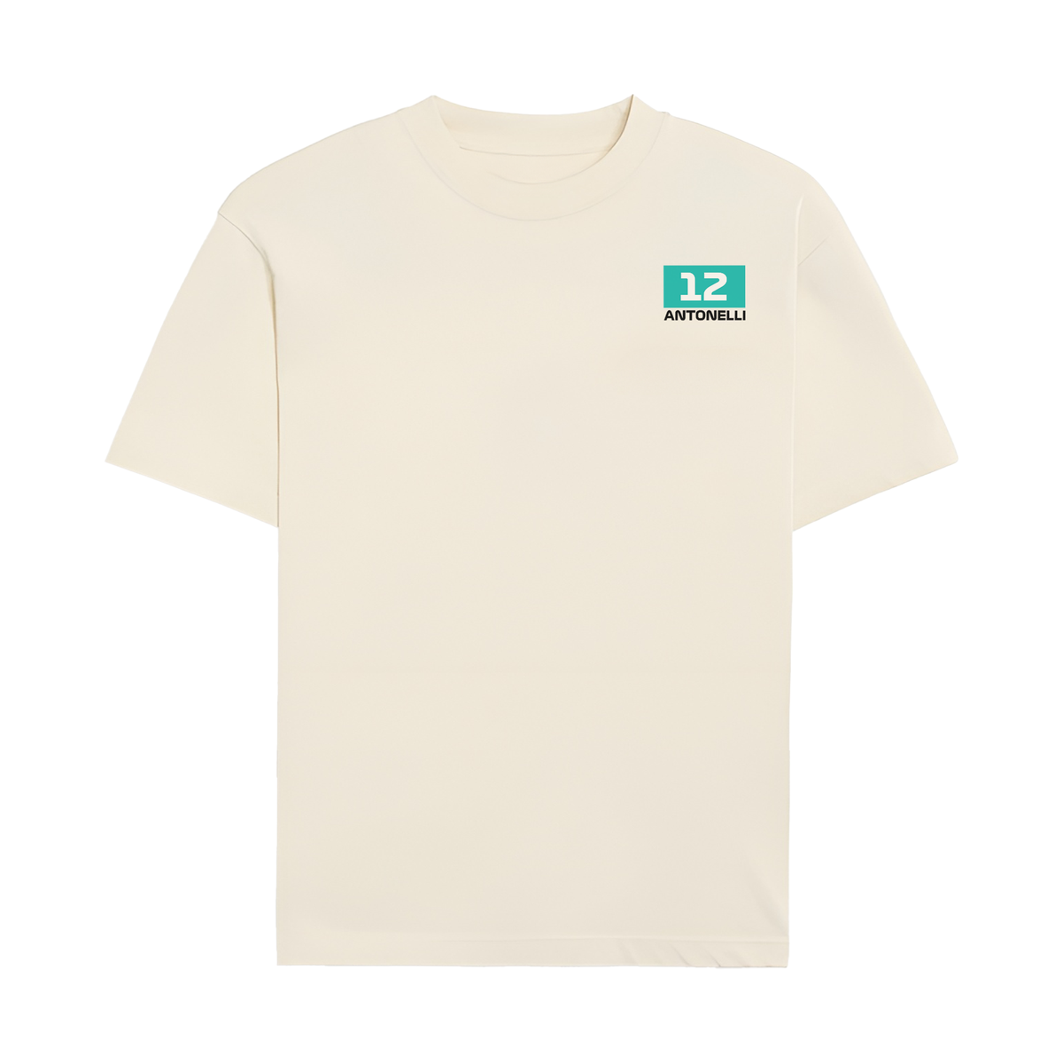 Antonelli Split Helmet Tee - Off-White front