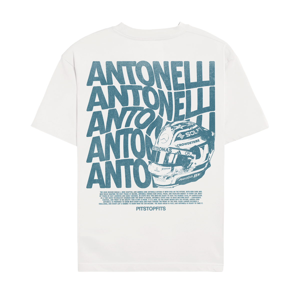 Antonelli Twist Vintage Tee - White back