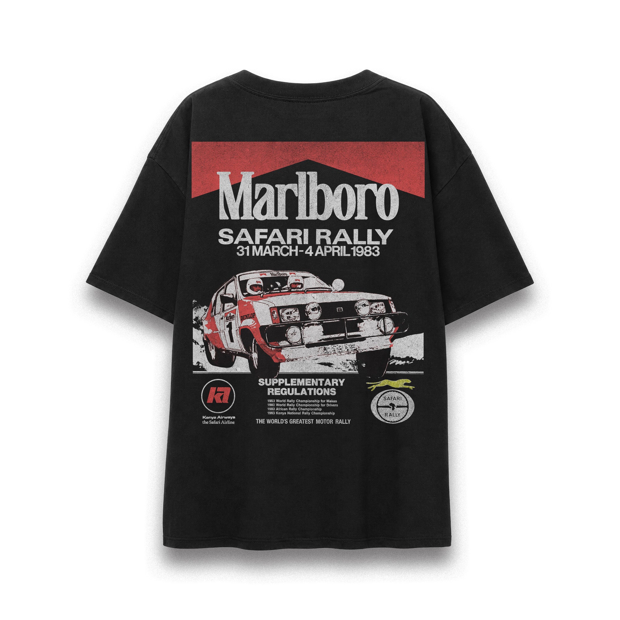 Safari Rally Vintage Tee V4