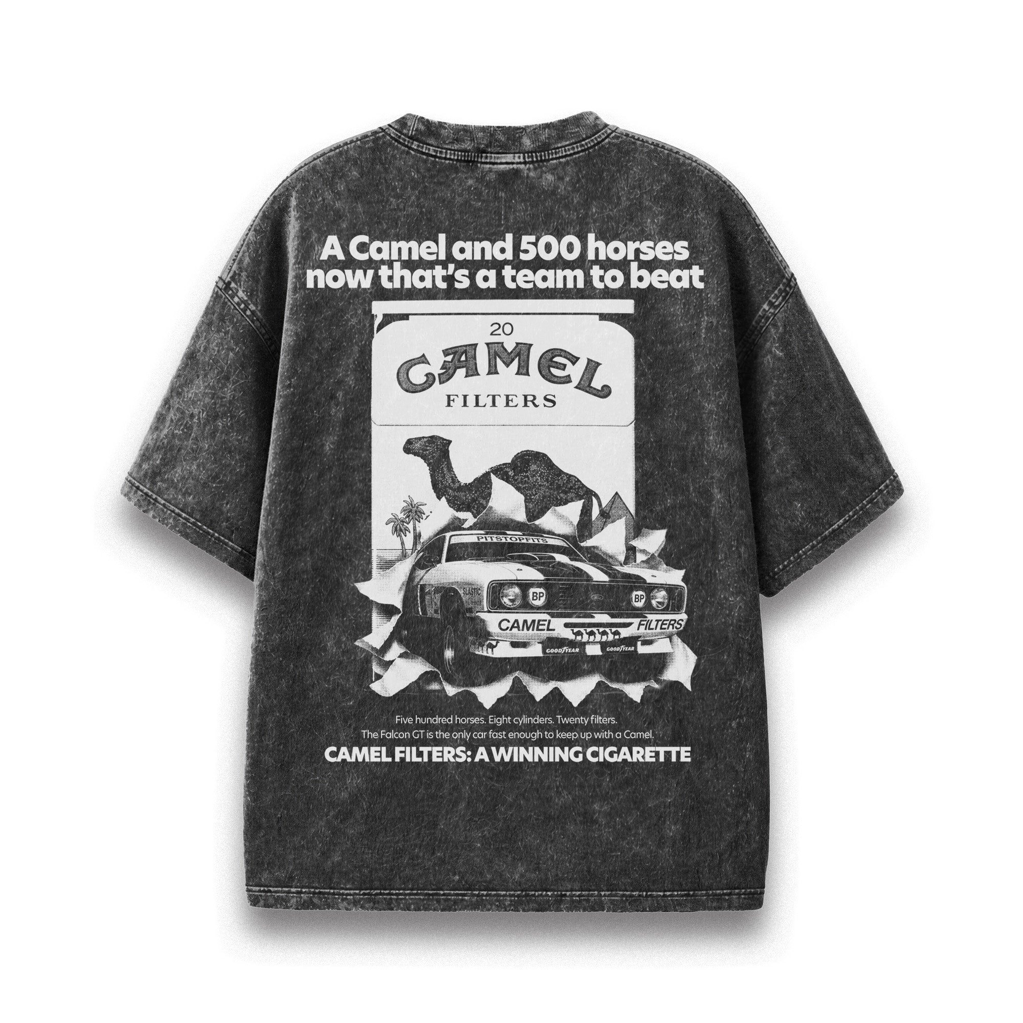 Camel Vintage Racing Graphic Tee
