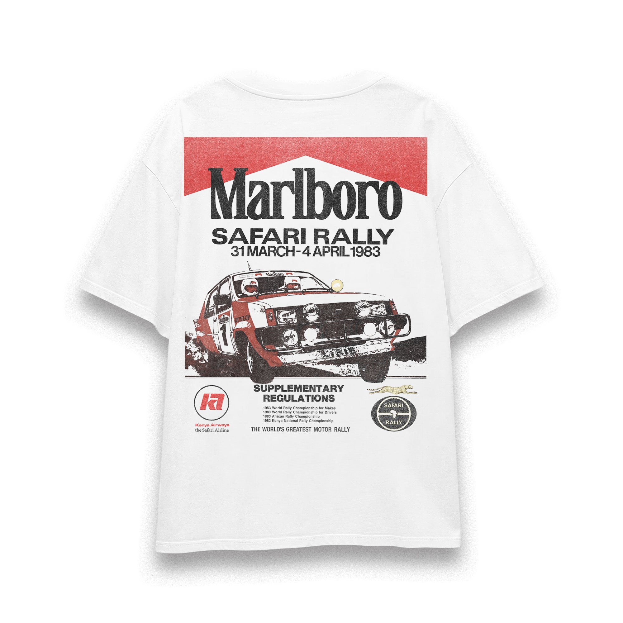 Safari Rally Vintage Tee V4