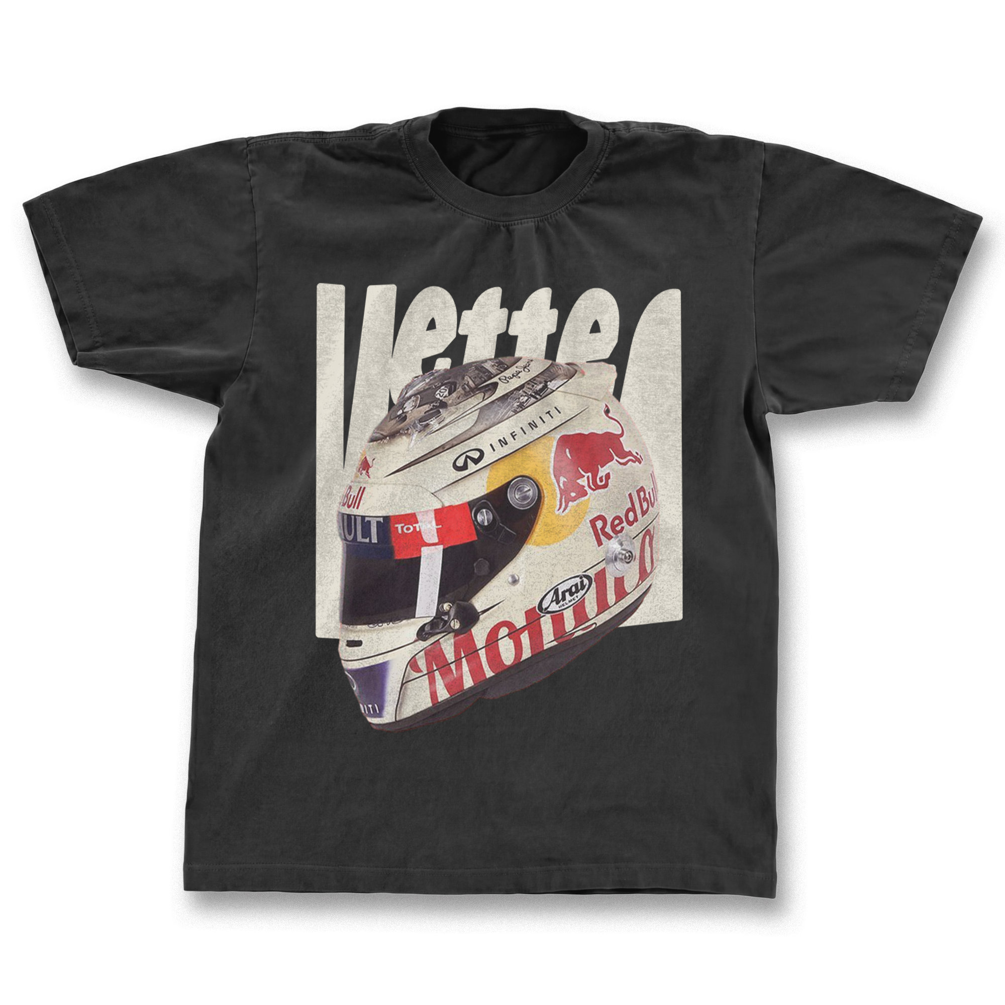 Sebastian Vettel Helmet Graphic T-shirt