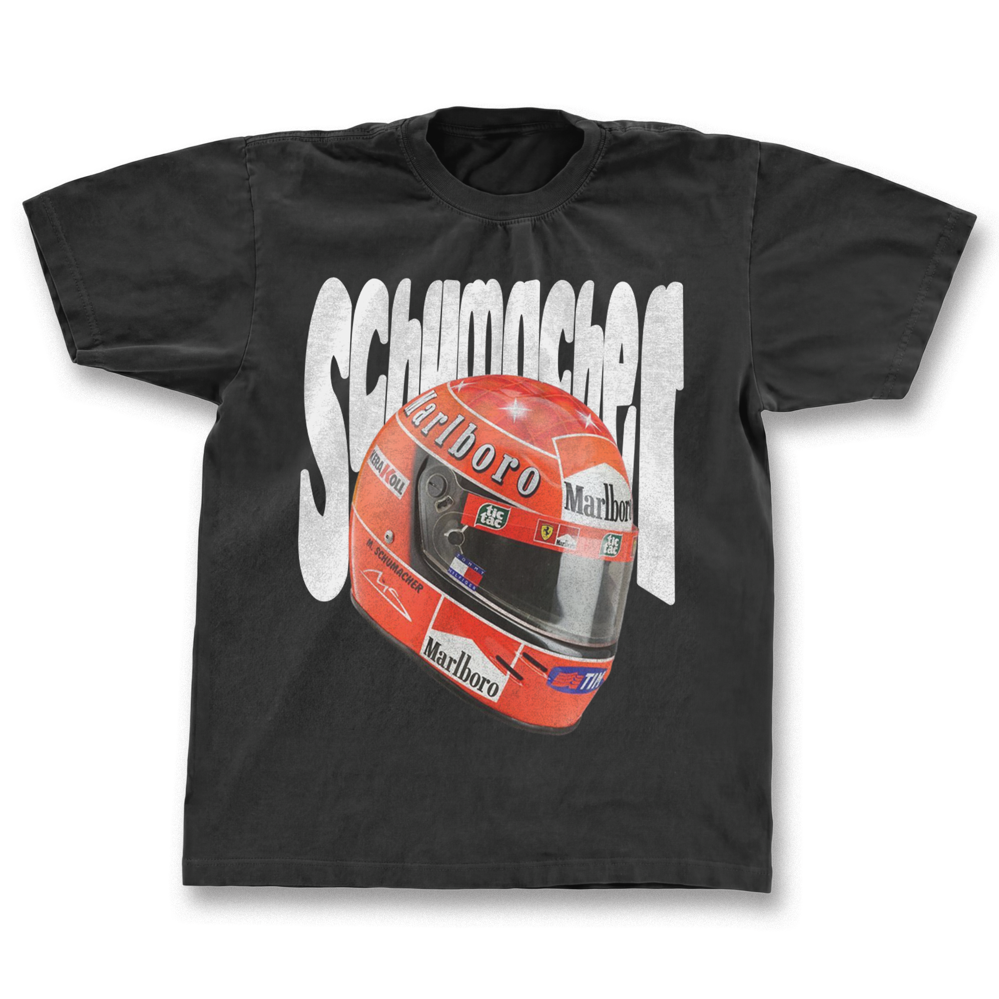 Michael Schumacher Helmet Graphic T-shirt