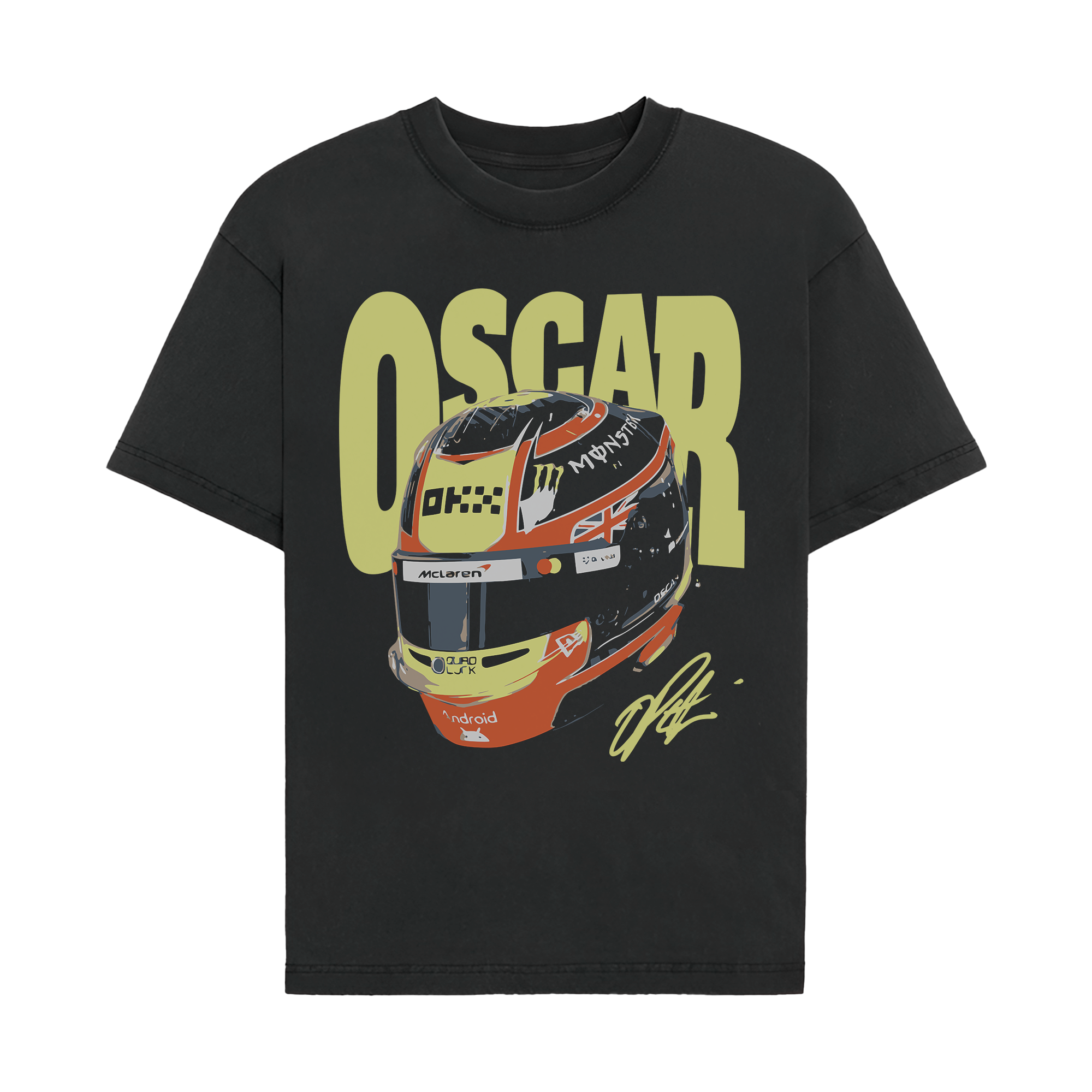 Vintage Piastri Helmet T-shirt
