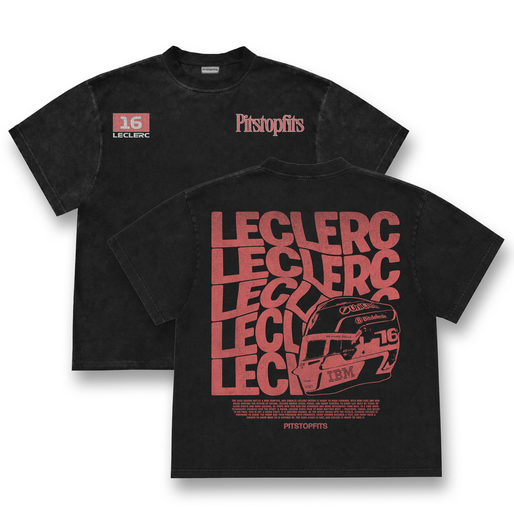 Leclerc Driver Helmet Tee