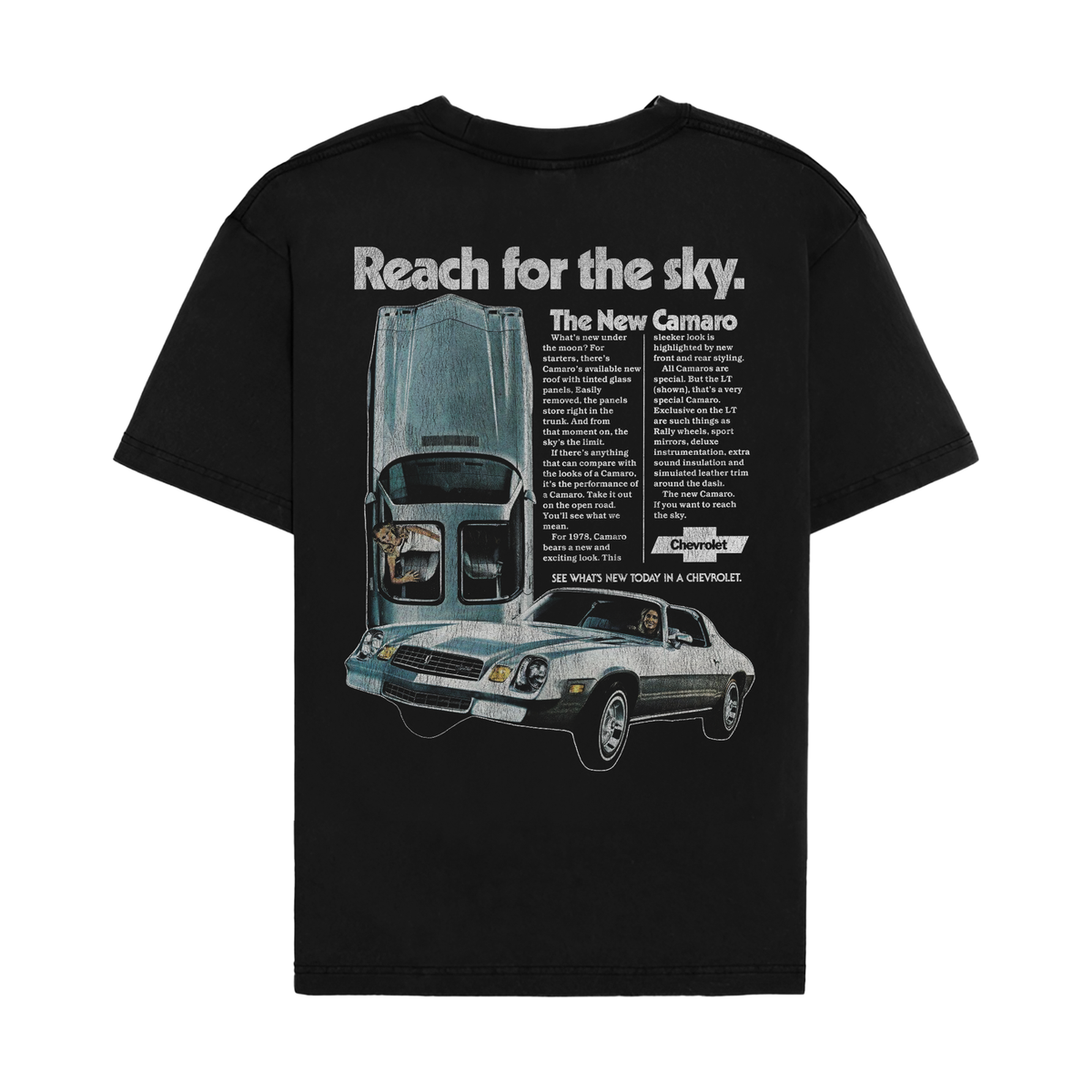 Camaro Vintage Graphic Shirt - Black back