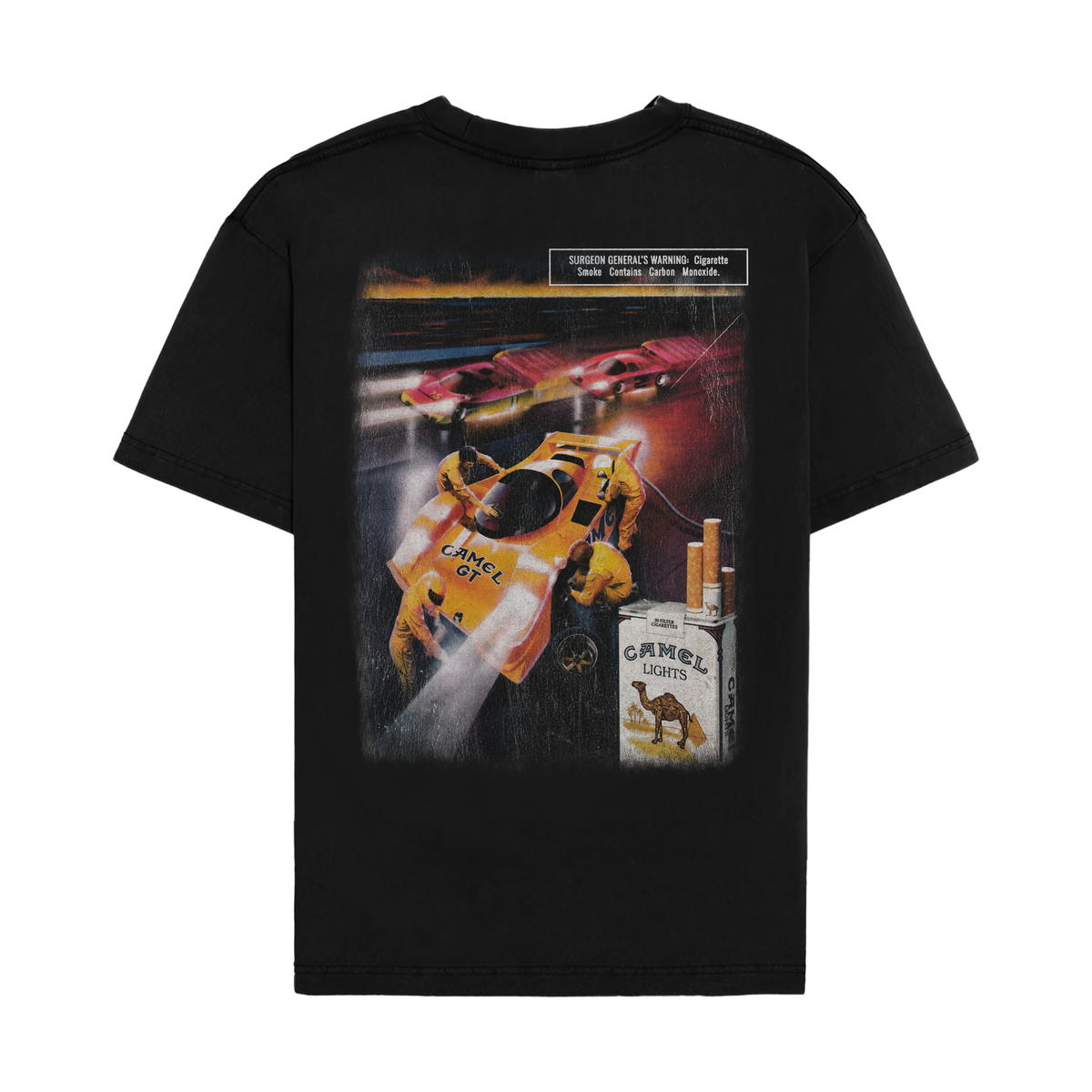 Camel GT Vintage Racing Shirt - Black back