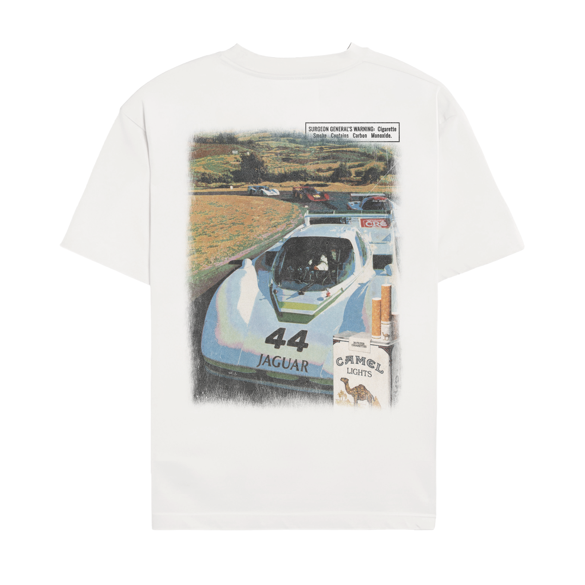 Camel GT Vintage Racing Shirt V2 - White back