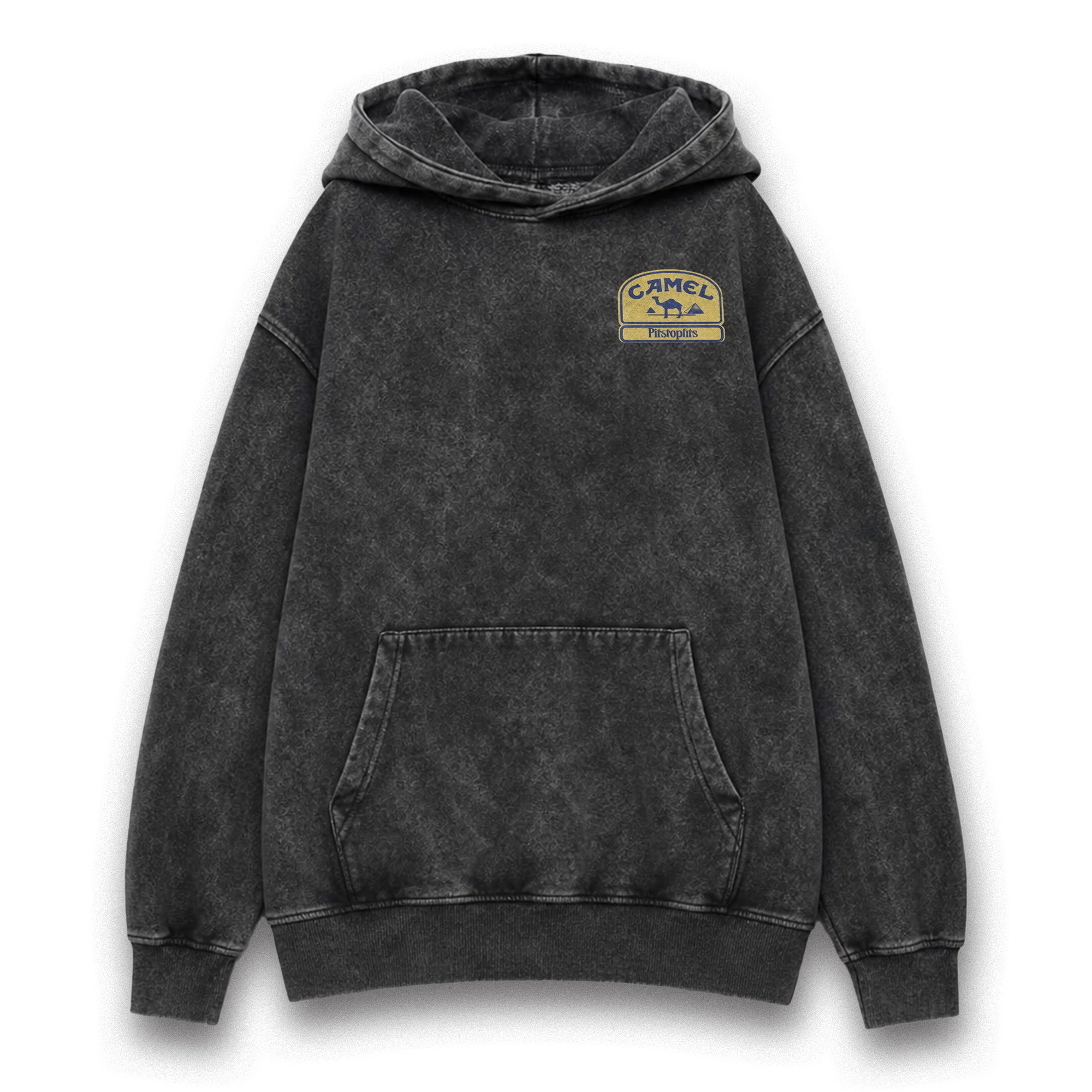 Camel Racing Washed Hoodie V2