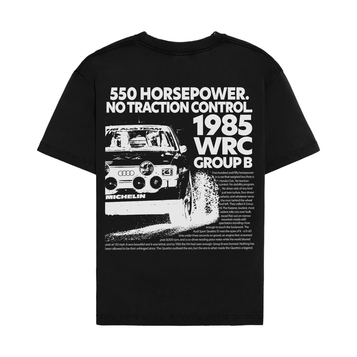 Group B Rally Vintage V2 Shirt - Black back