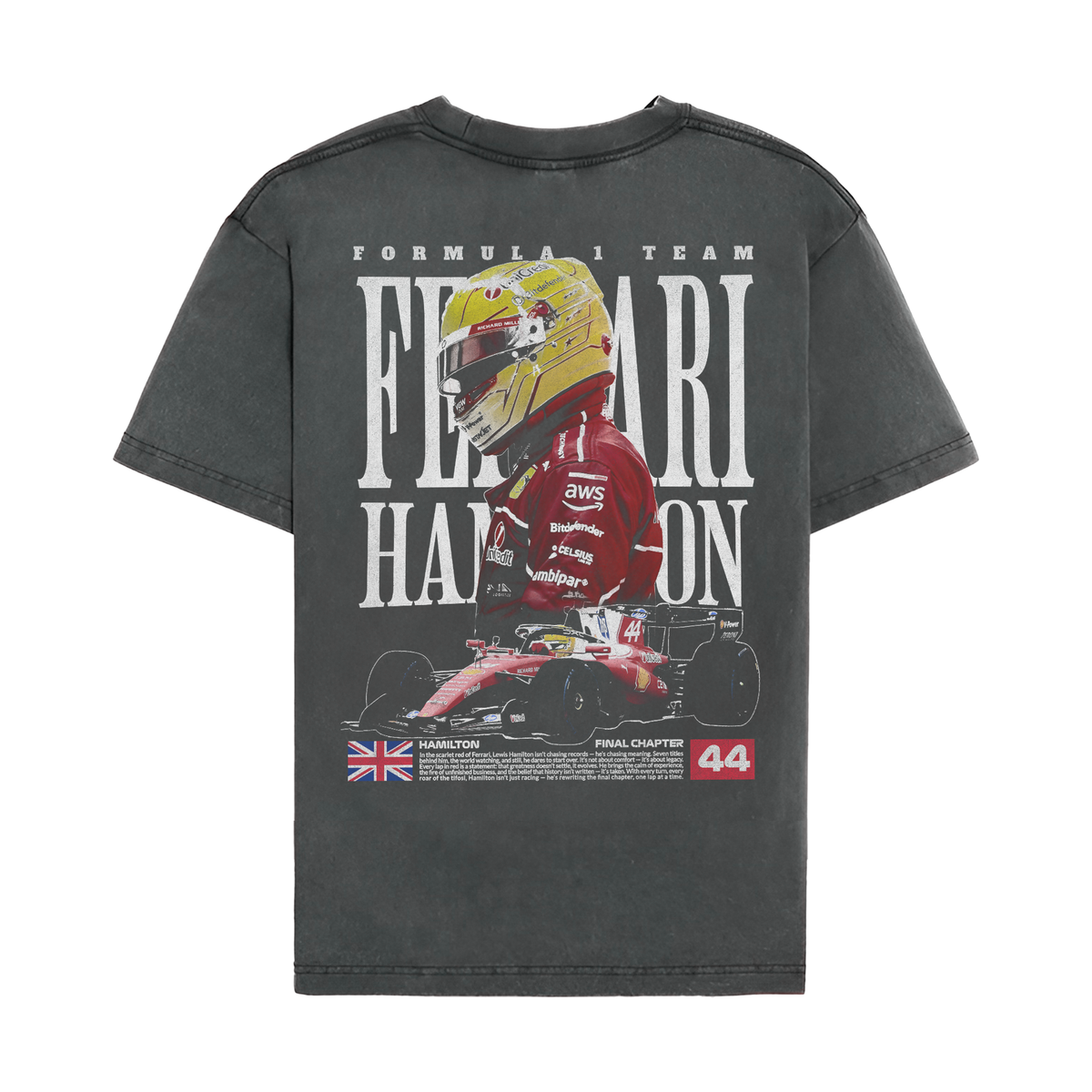 Hamilton Vintage Legacy Shirt - Washed Black back