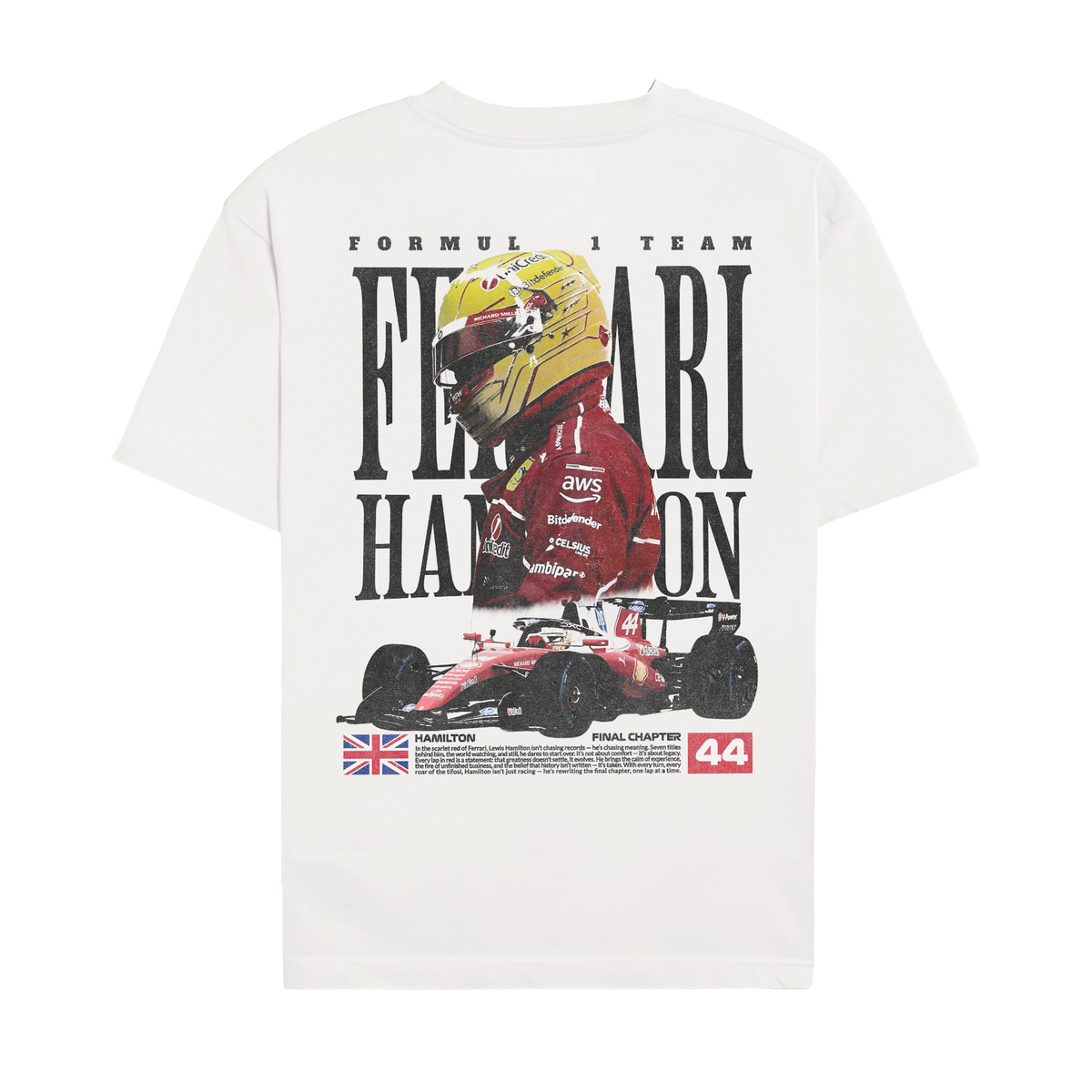 Hamilton Vintage Legacy Shirt - White back
