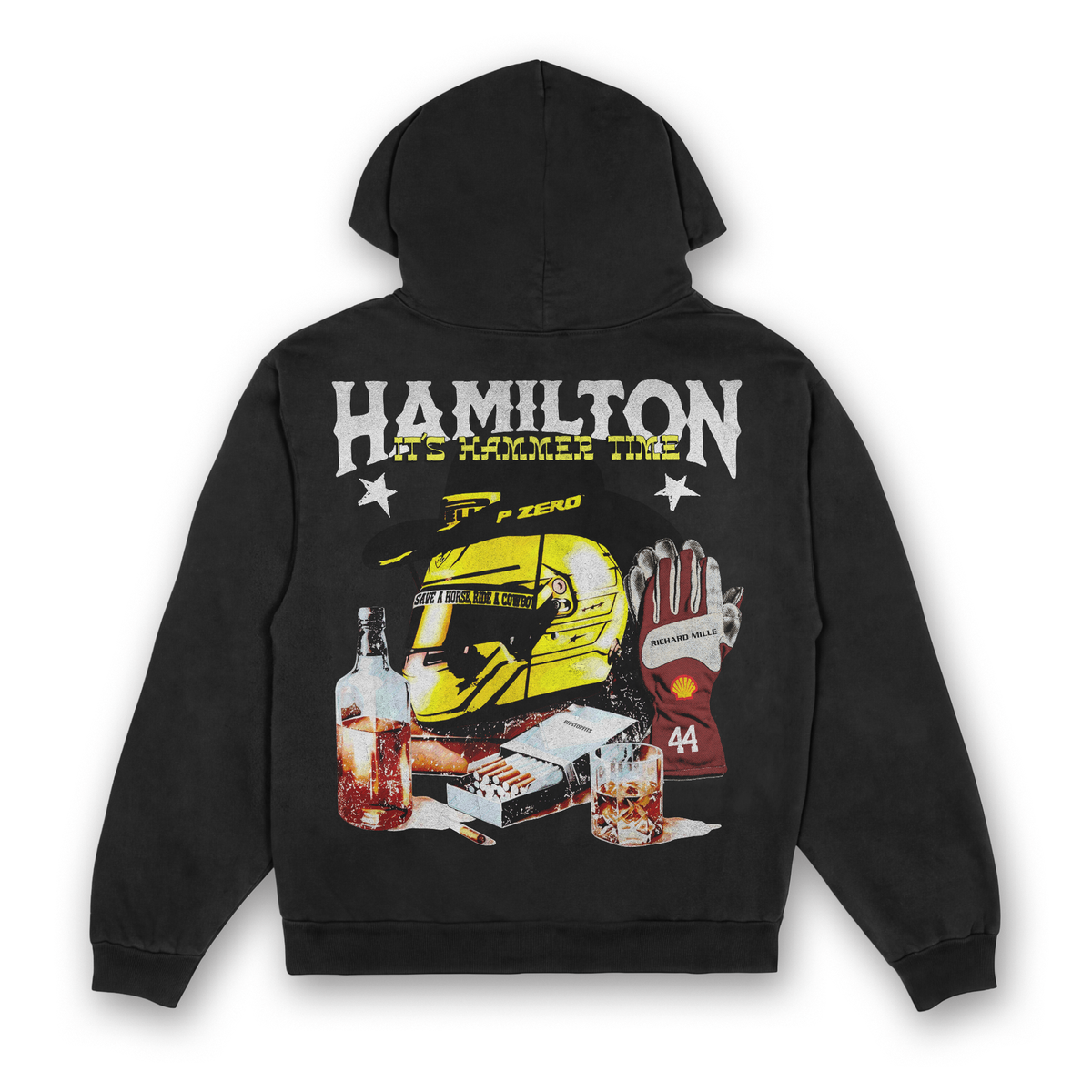 Hamilton Western V2 Hoodie - Black back