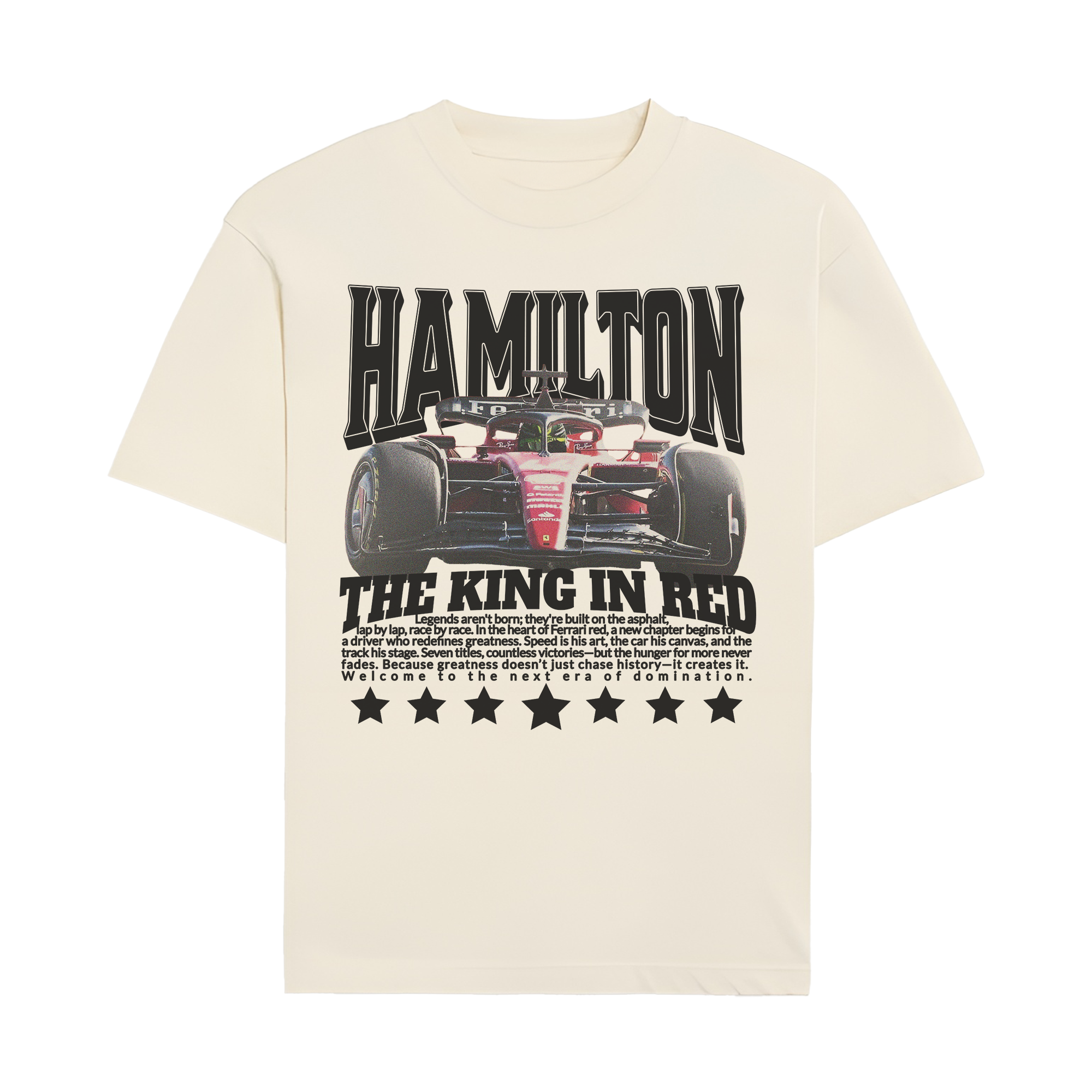 Hamilton The King In Red T-shirt