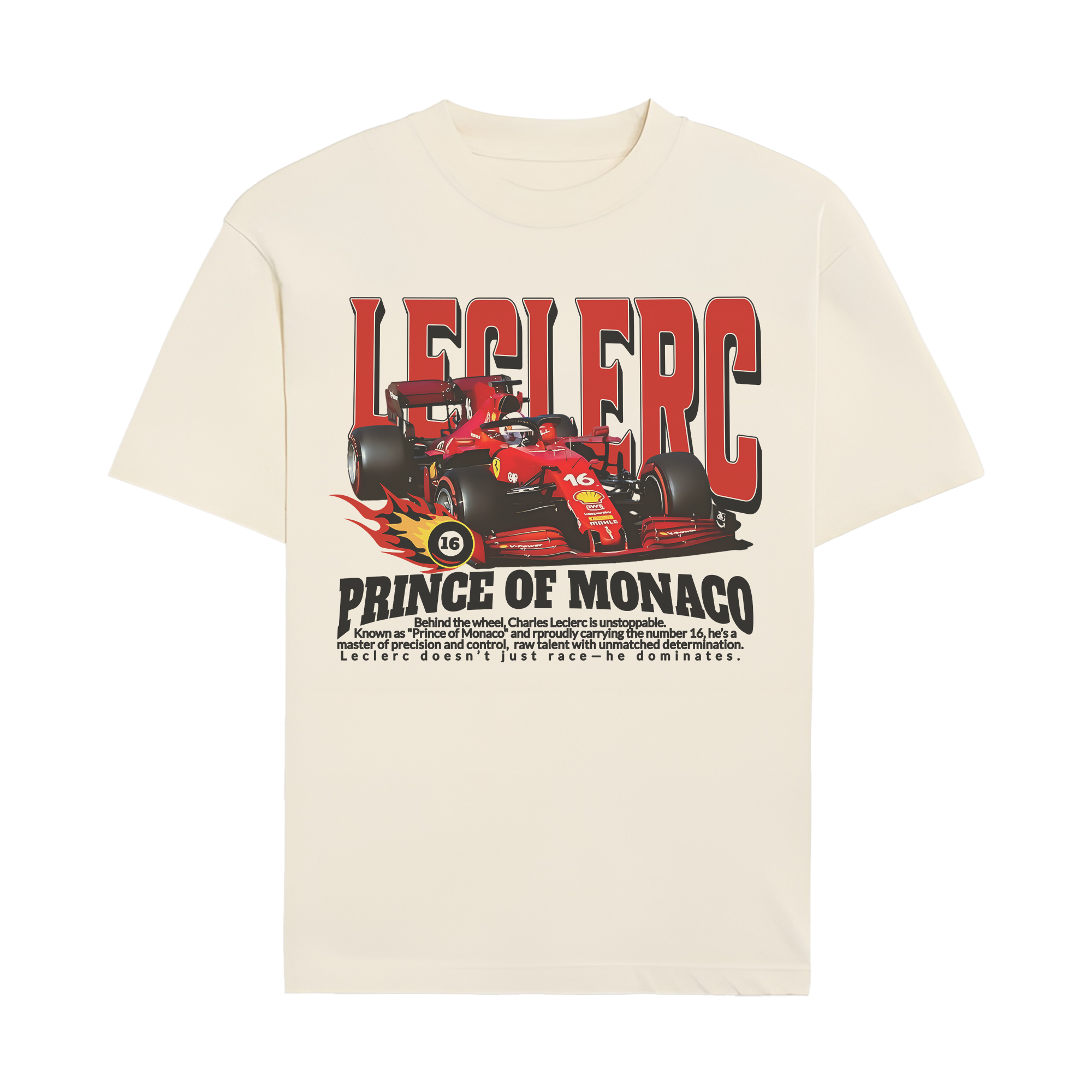 Prince Of Monaco Charles Leclerc T-shirt