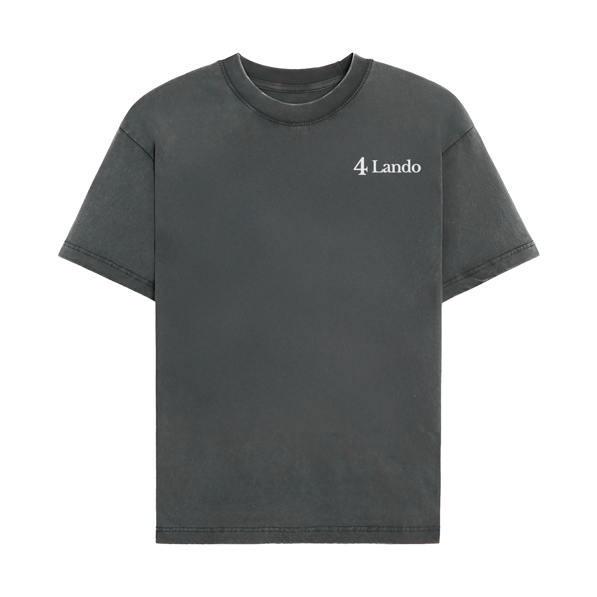 Lando Floral Helmet Tee - Washed Black front