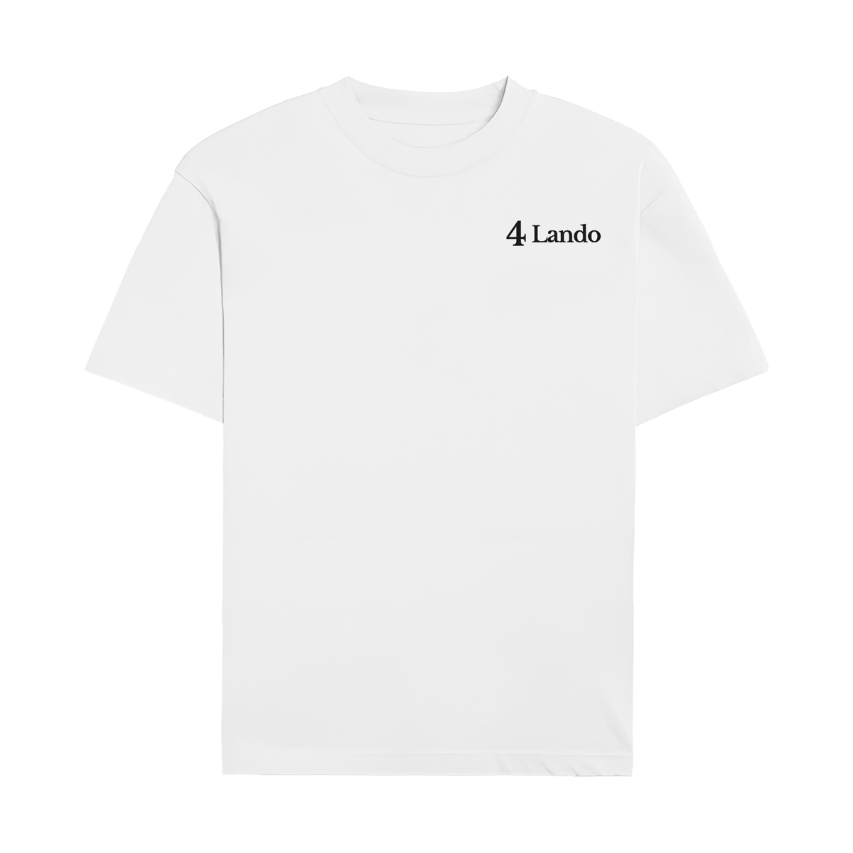 Lando Floral Helmet Tee - White front