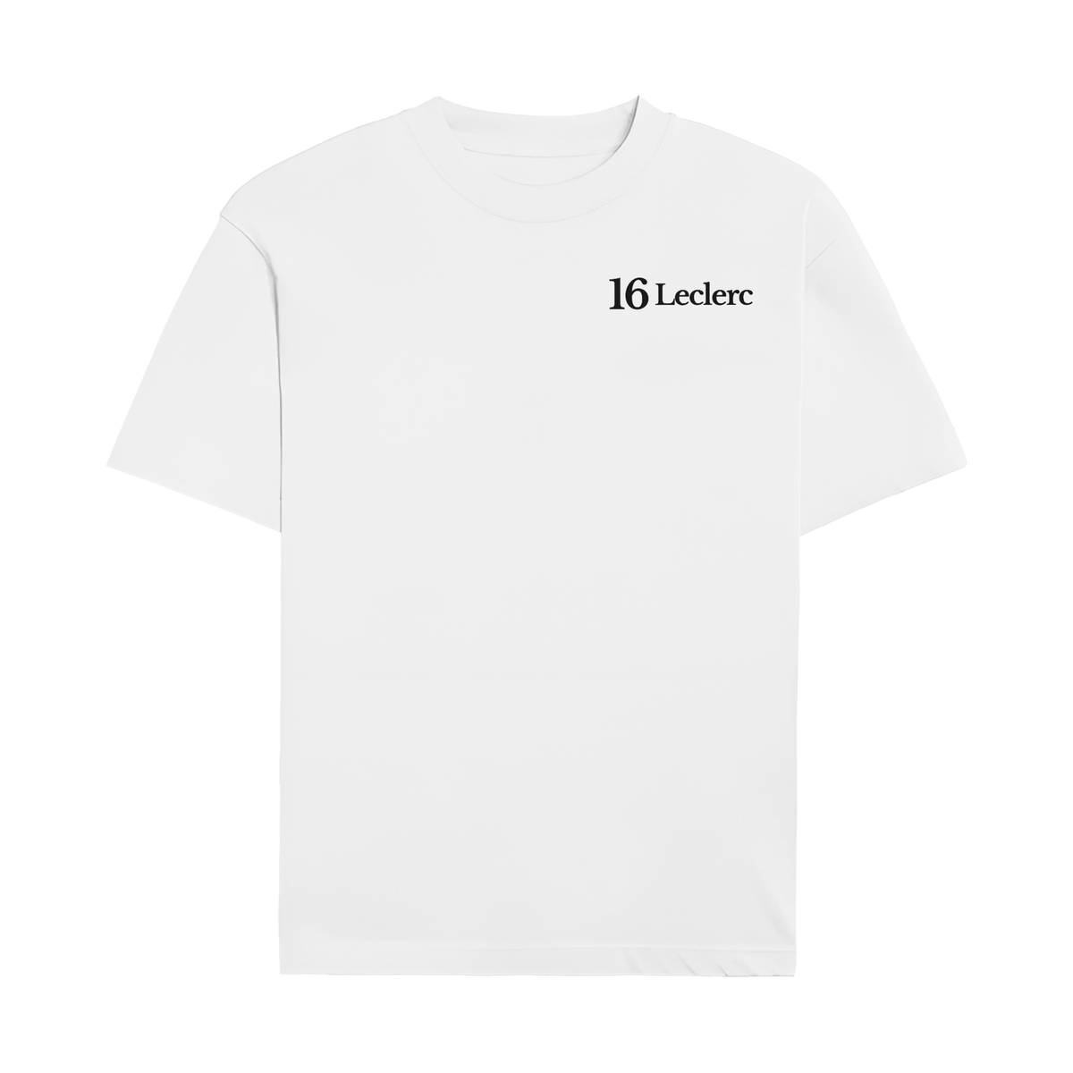 Leclerc Floral Helmet Tee - White front