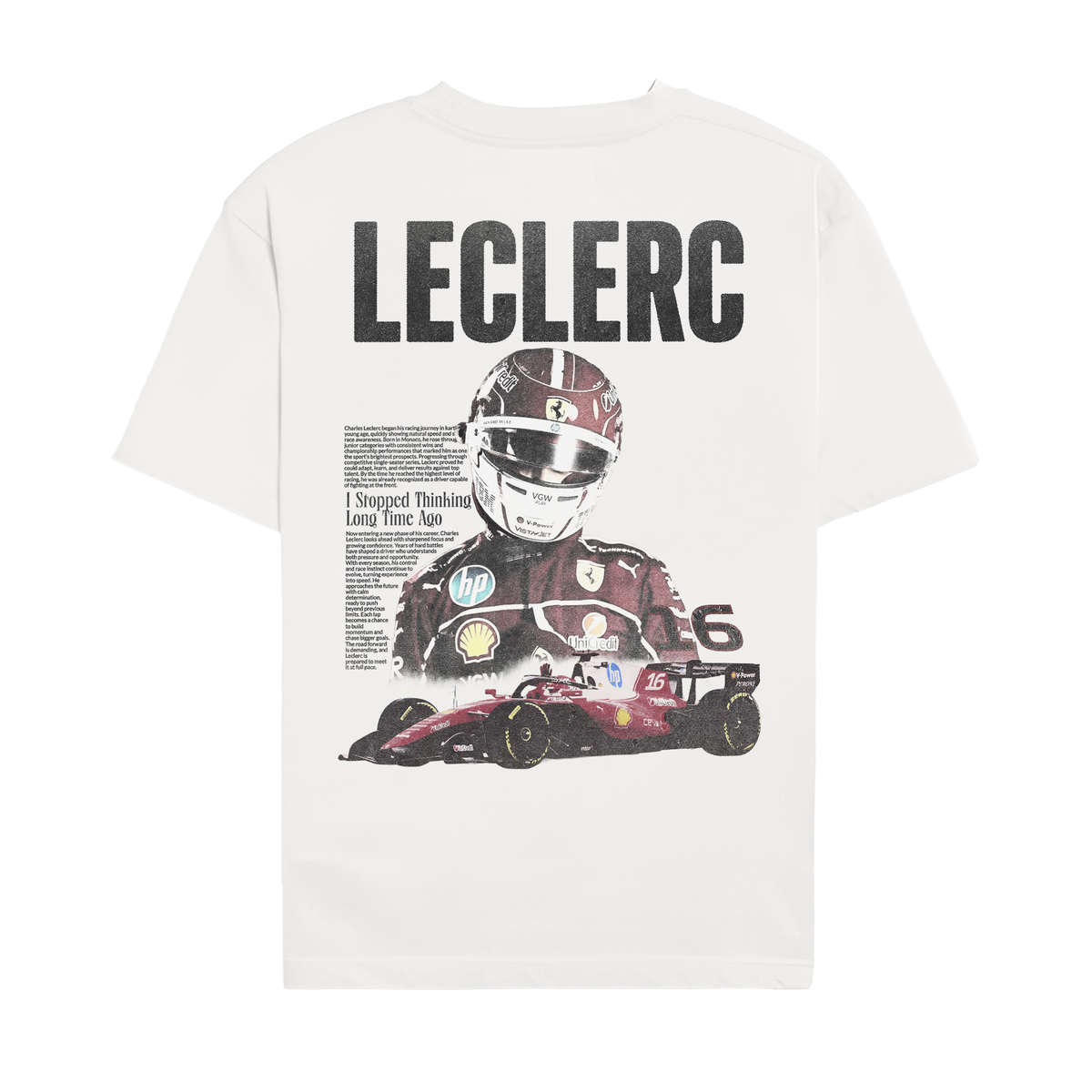 Leclerc Legacy Shirt V2 - White back