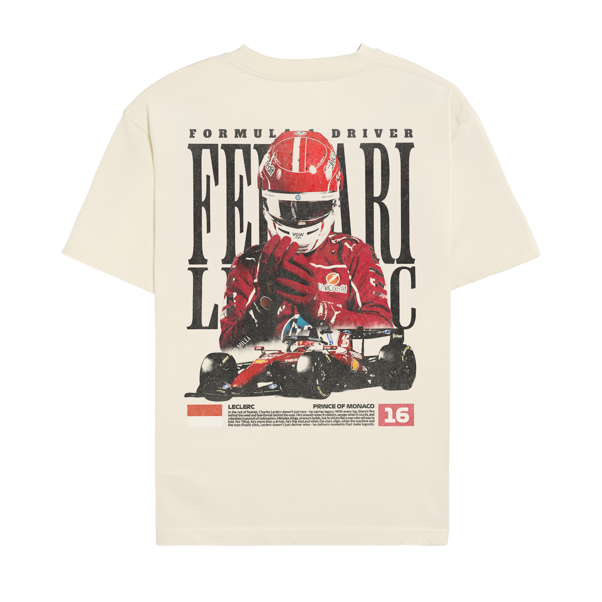 Leclerc Vintage Legacy Shirt - Off-White back